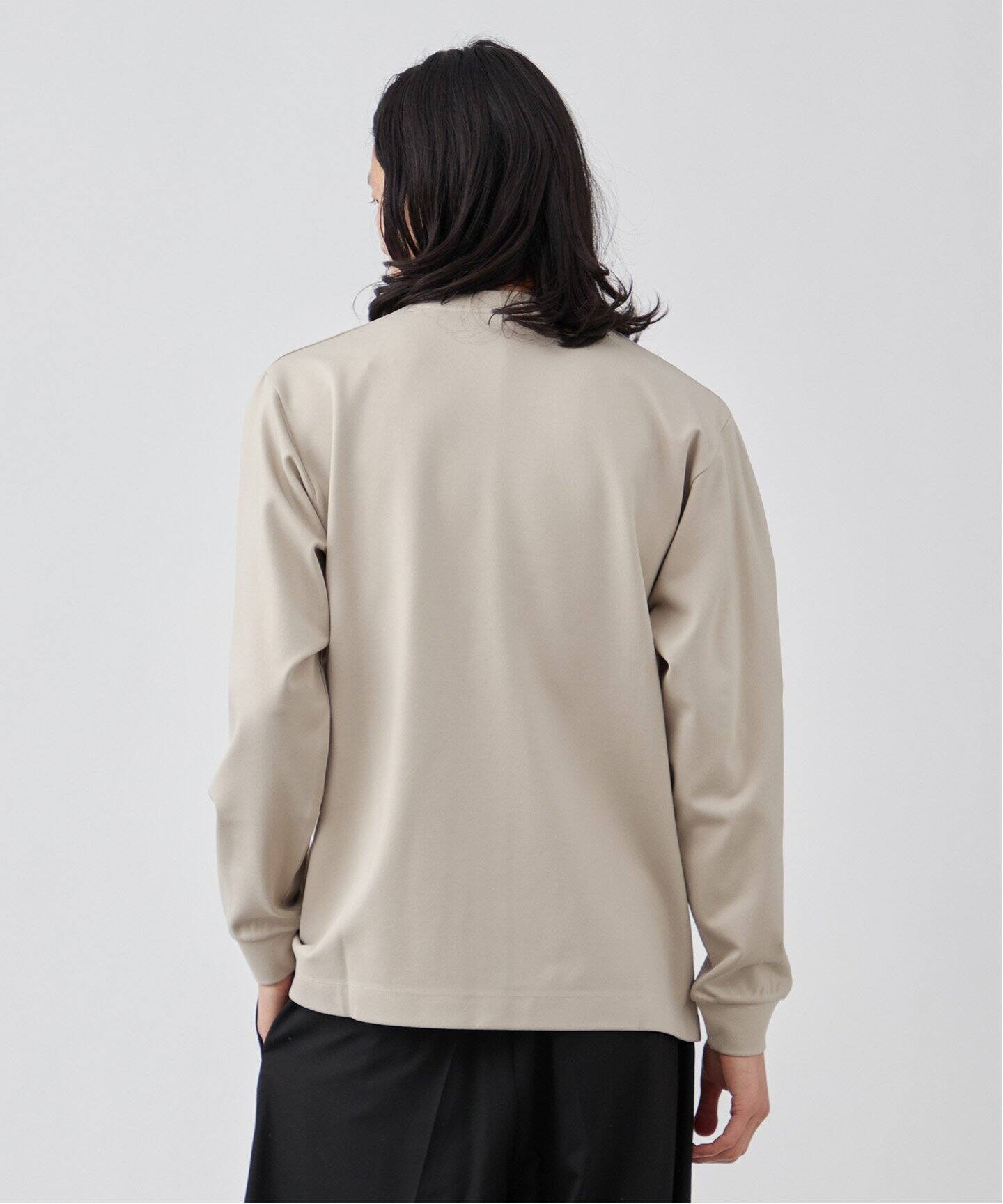エッセンシャルズ リフレクティブ ベージュ ロング スリーブ Tシャツ XS FOG ESSENTIALS｜エフオージーエッセンシャルズのTシャツ