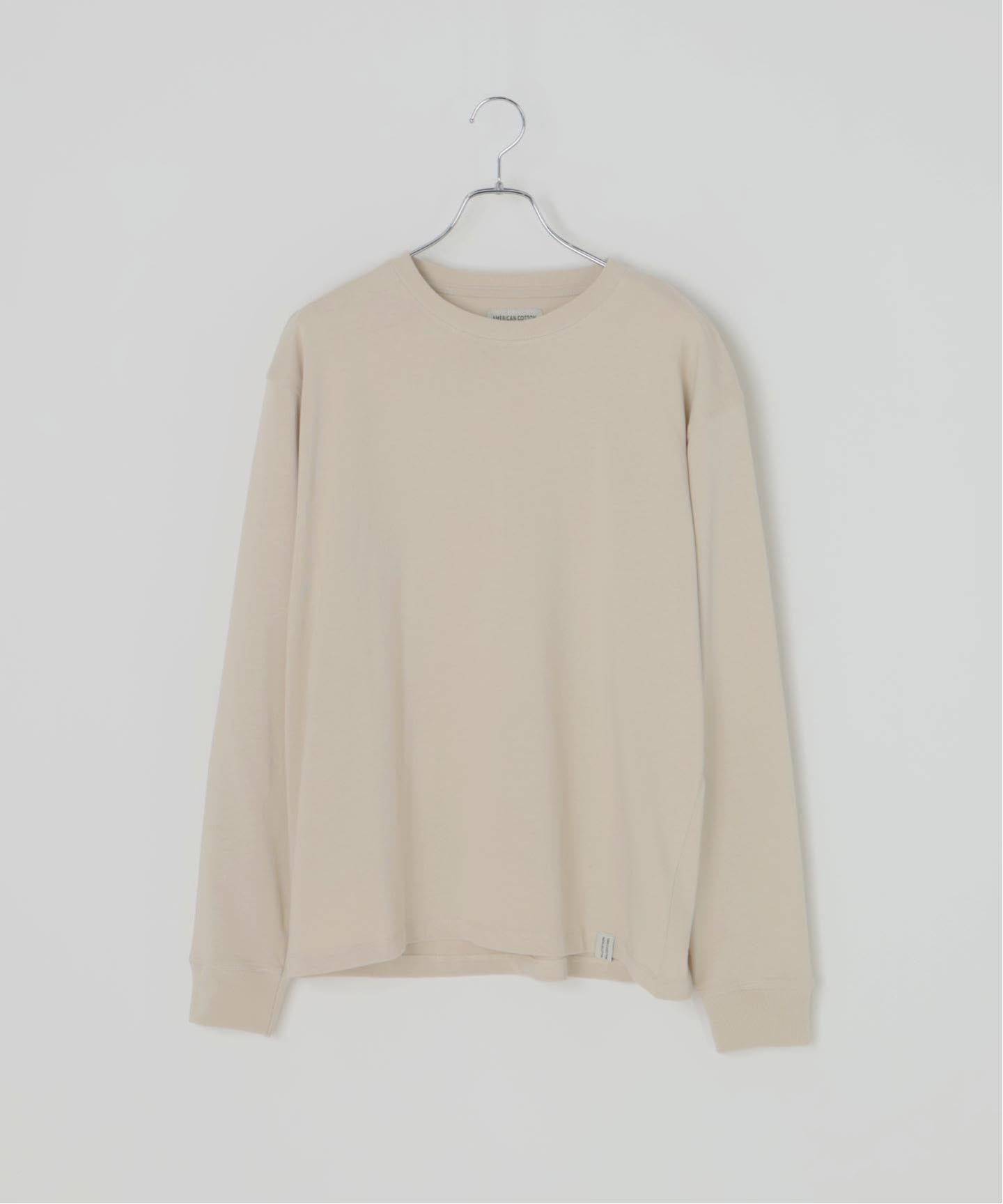 SD USCotton 24SS ロゴ ロングスリーブ ベースボール カットソー SD USCotton 24SS ロゴ ロングスリーブ ベースボール カットソー