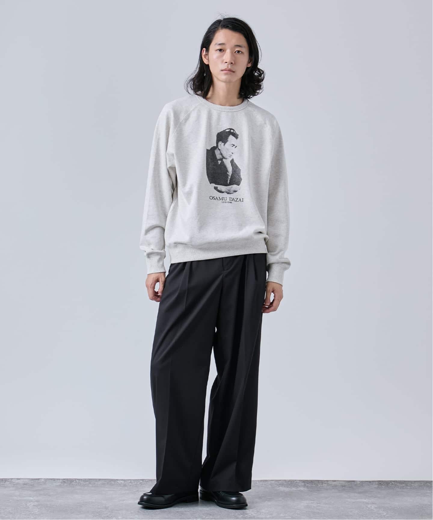 文豪フォト クルーネックスウェット（スウェット）｜B.C STOCK