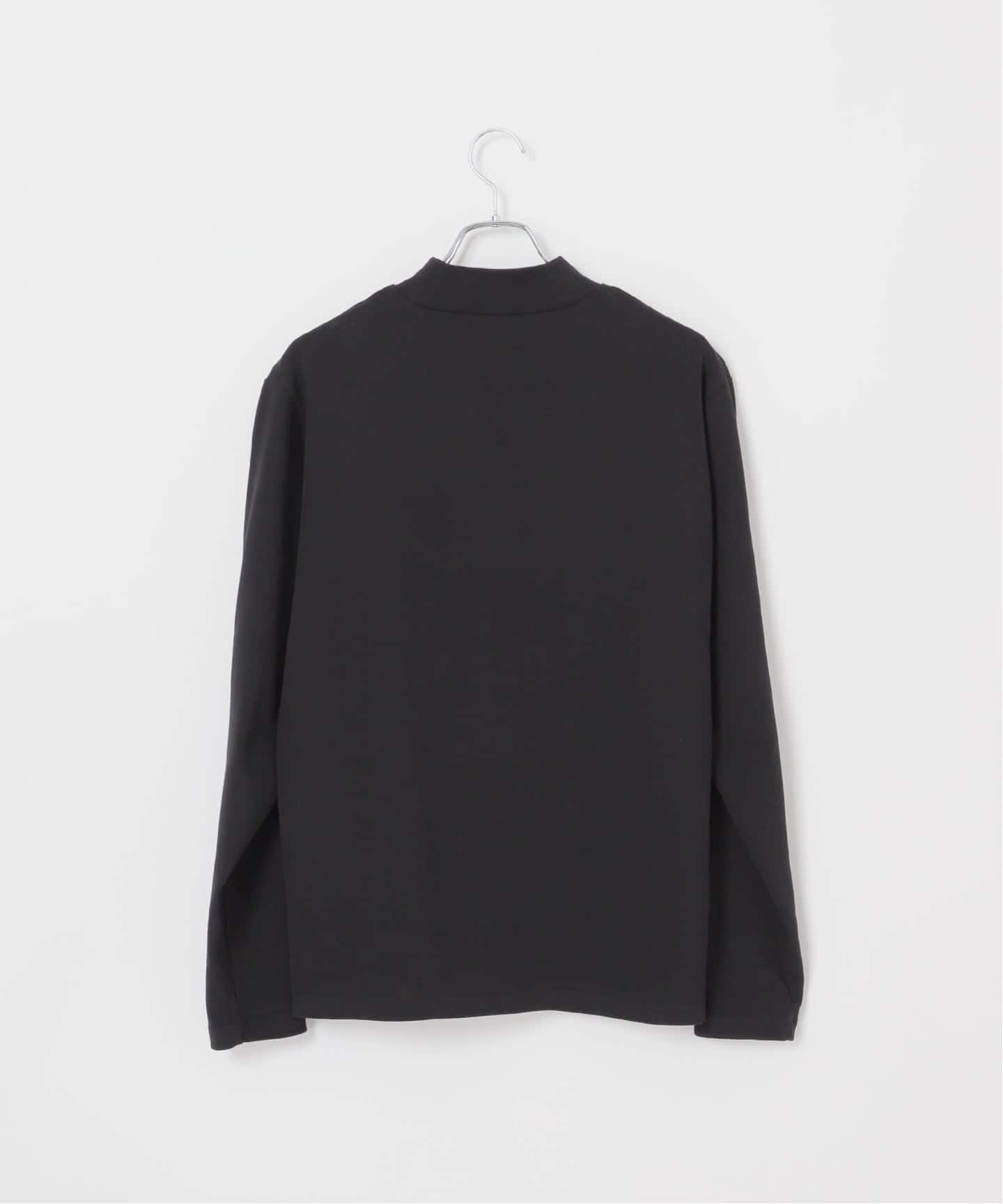 起毛 スムースモックネックロングスリーブTシャツ（Tシャツ