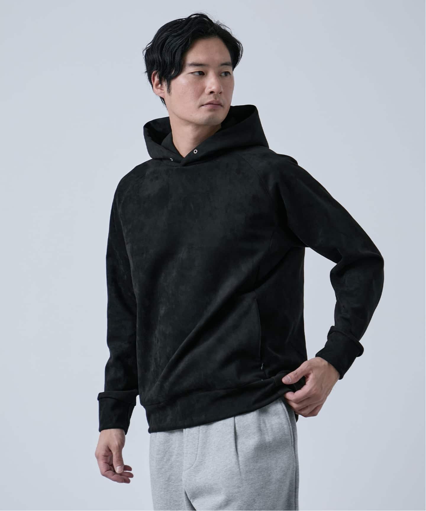 フェイクスエードパーカー（パーカー）｜B.C STOCK（ベーセーストック