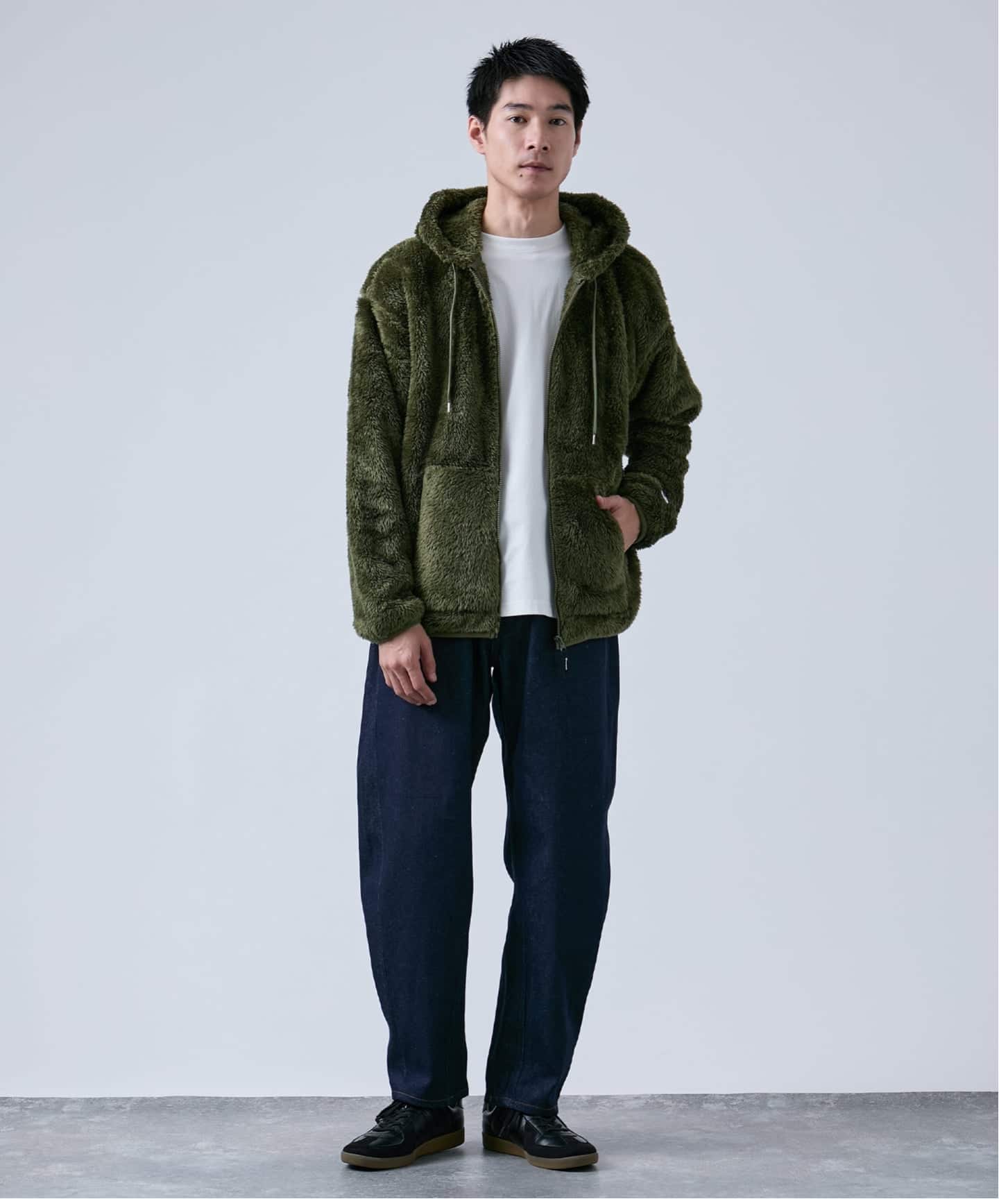 新品 チャンピオン ジップフーデッドジャケット グリーン 定価17380円 Champion/チャンピオン】ジップ フーデッドジャケット（パーカー