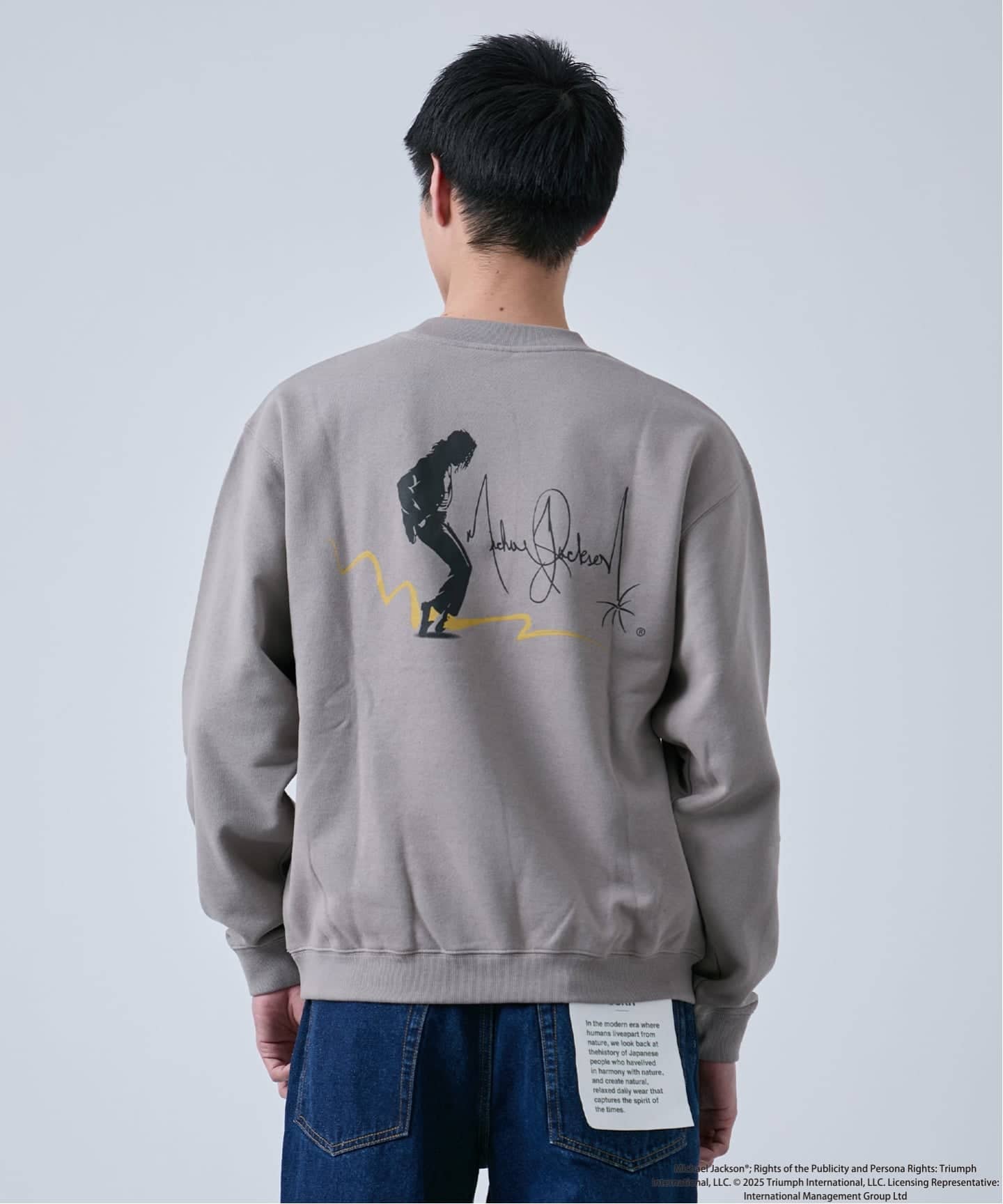 マイケルジャクソン別注 クルーネックスウェット（スウェット）｜B.C