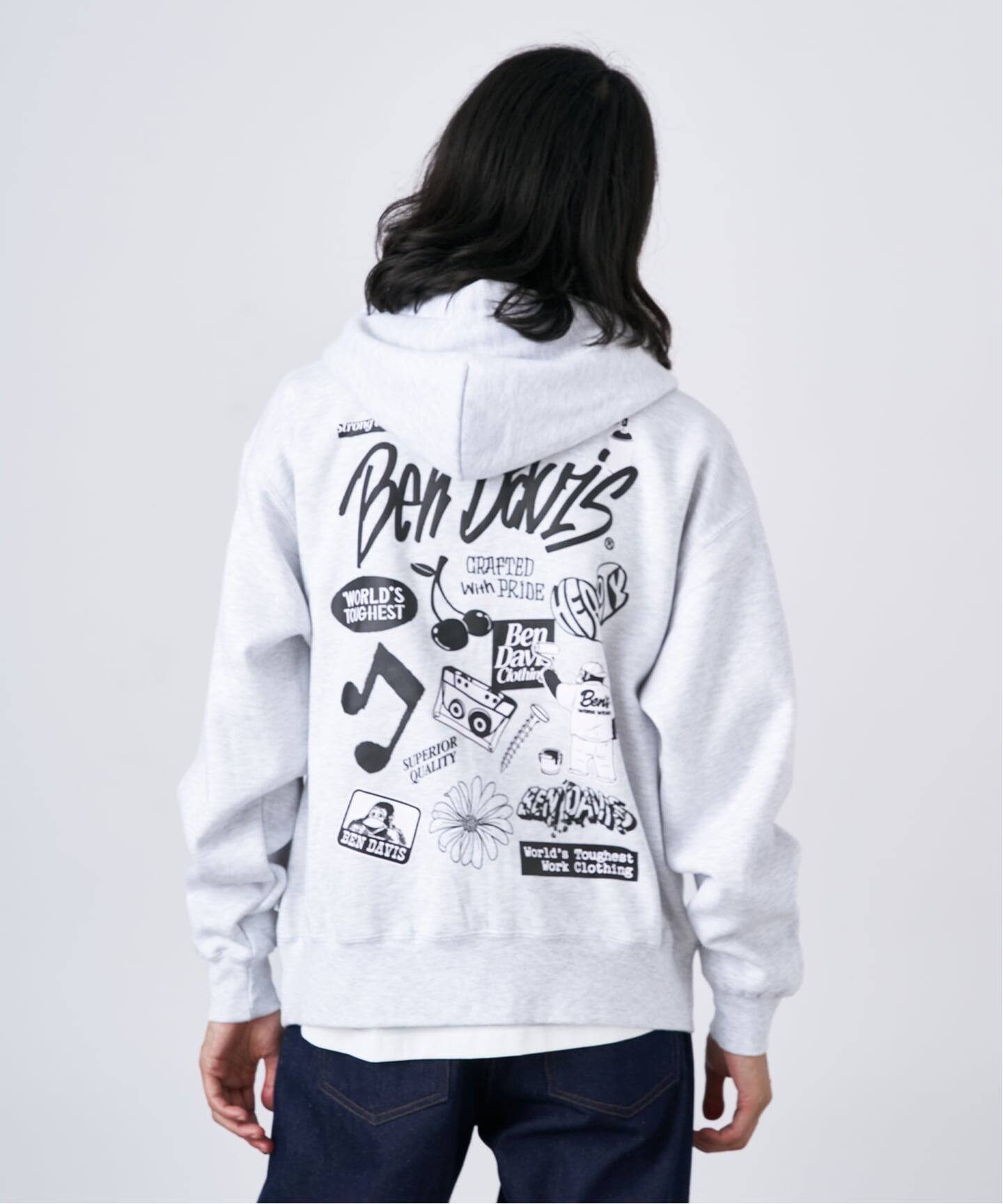 BEN DAVIS / ベンデイビス】SELECTION ZIP HOODIE（パーカー）｜B.C