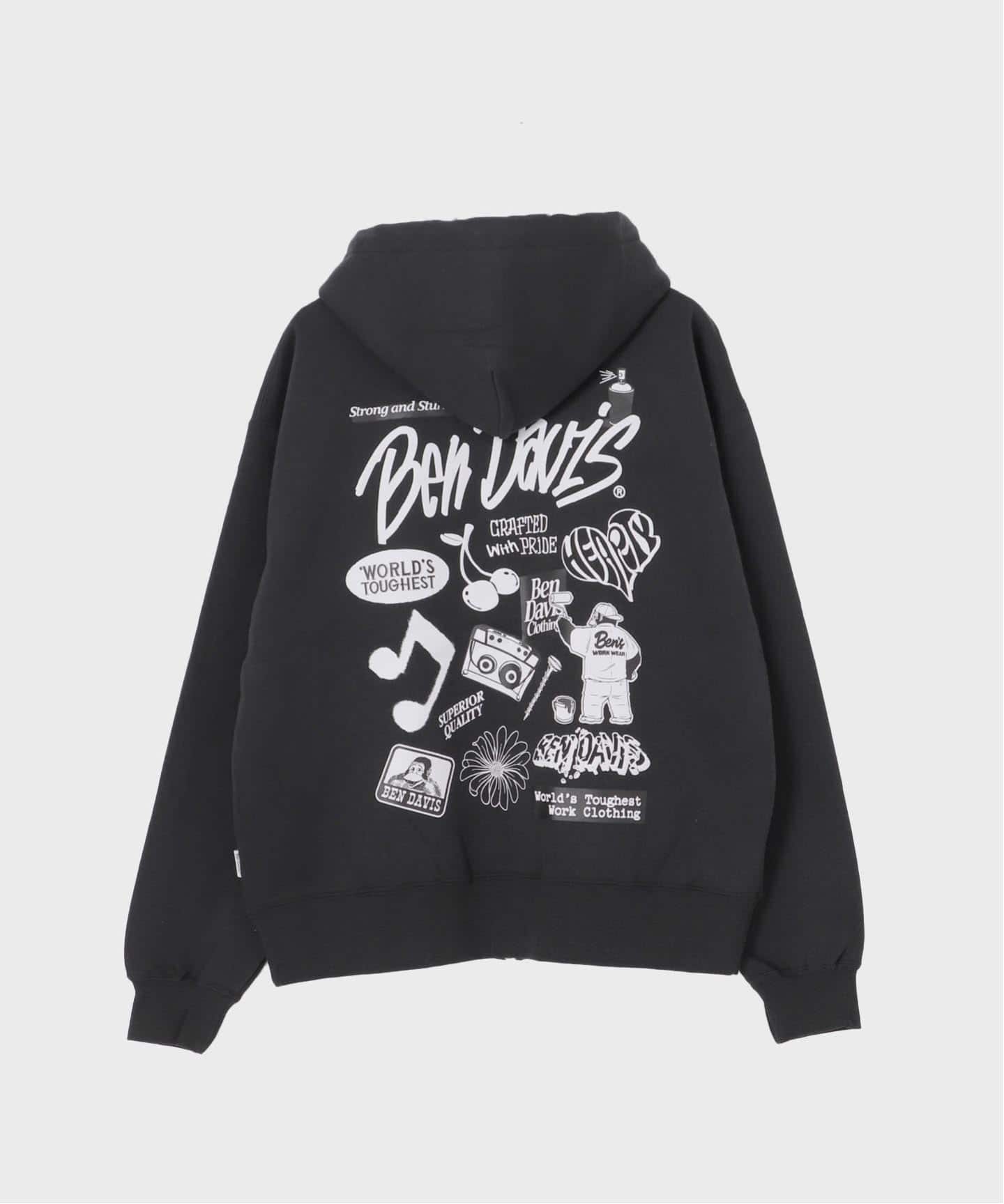 BEN DAVIS / ベンデイビス】SELECTION ZIP HOODIE（パーカー）｜B.C
