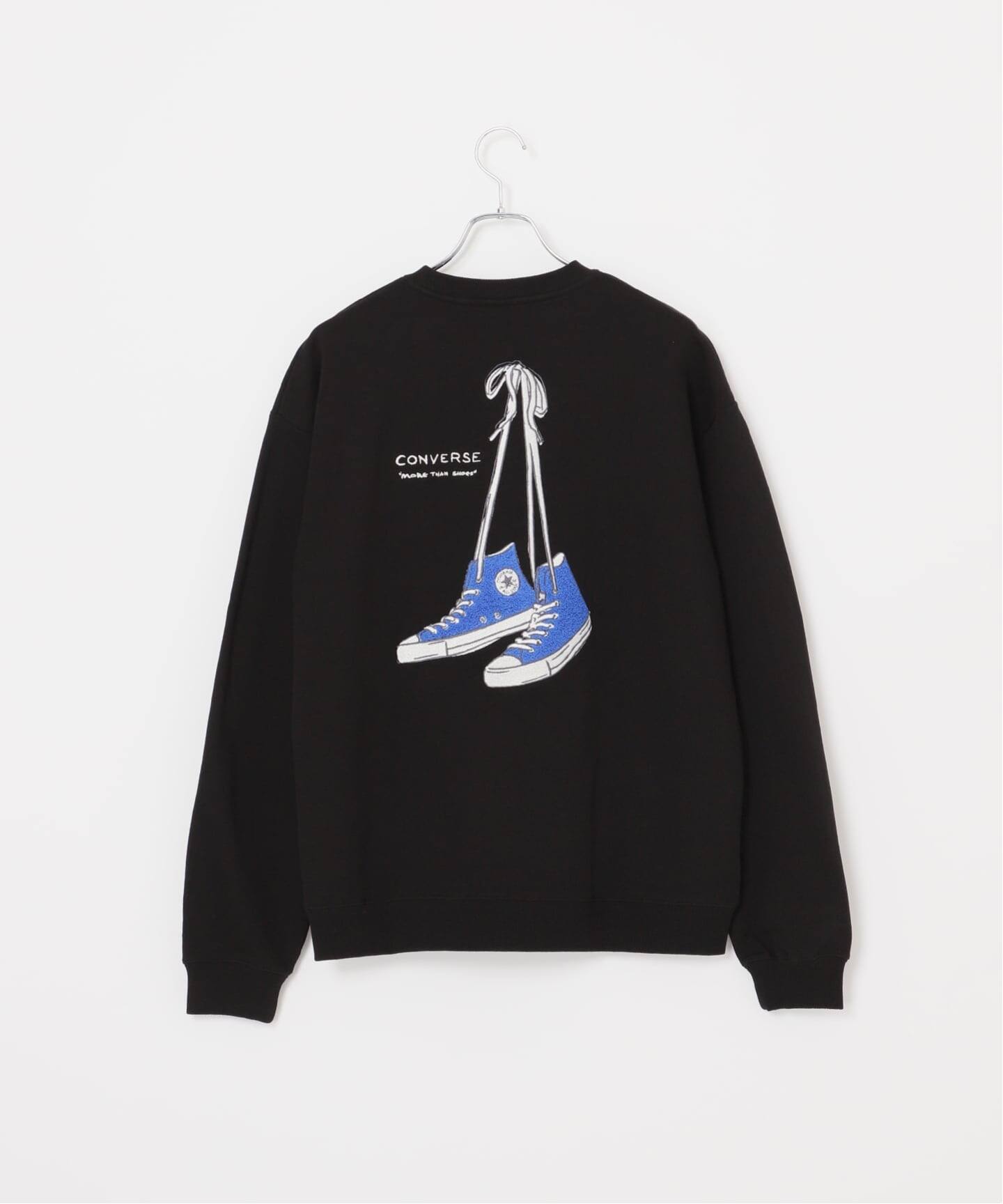 CONVERSE / コンバース】 別注 裏毛シューズグラフィック クルー