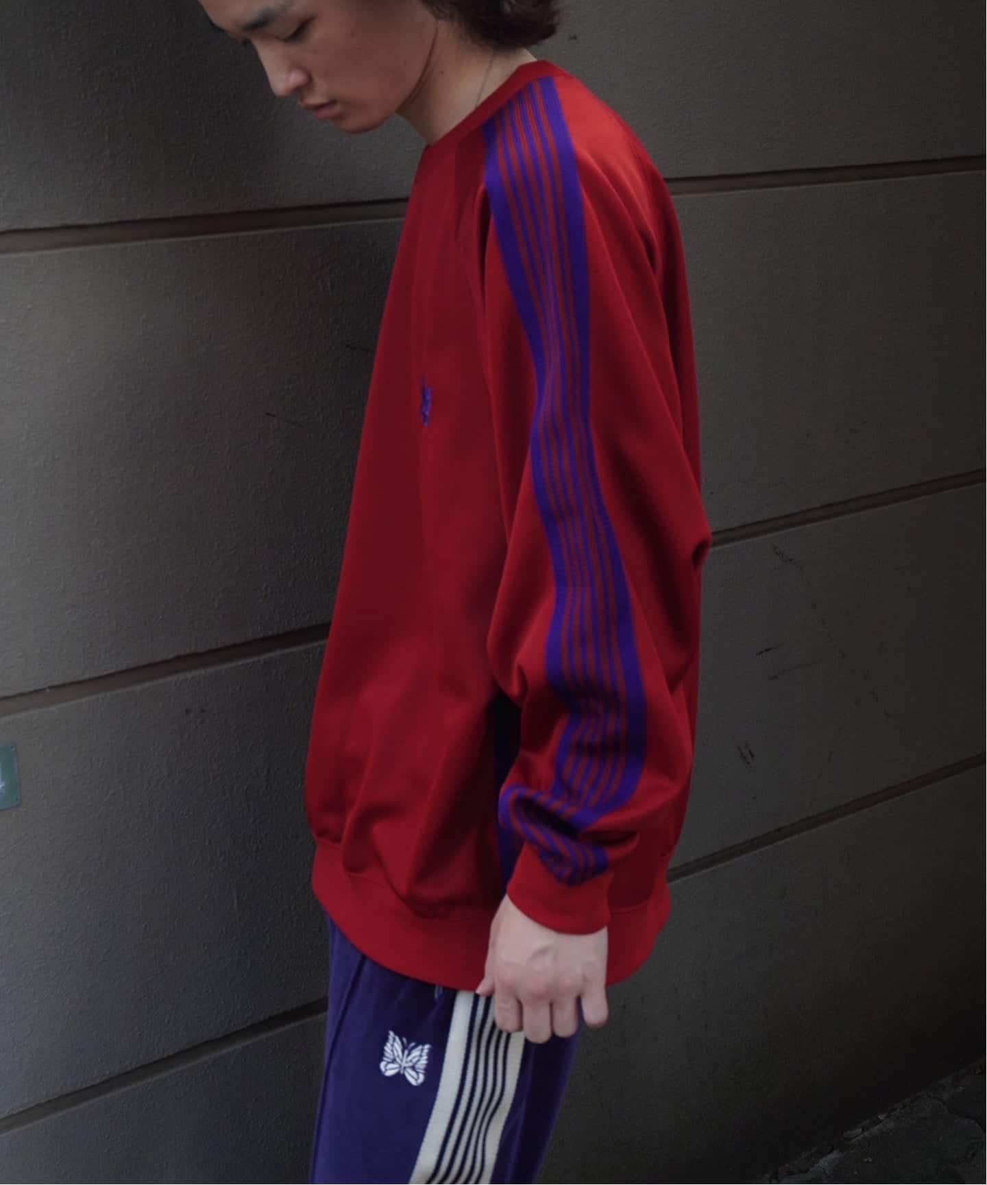 NEEDLES/ニードルズ Track Crew Neck Shirt（Tシャツ／カットソー