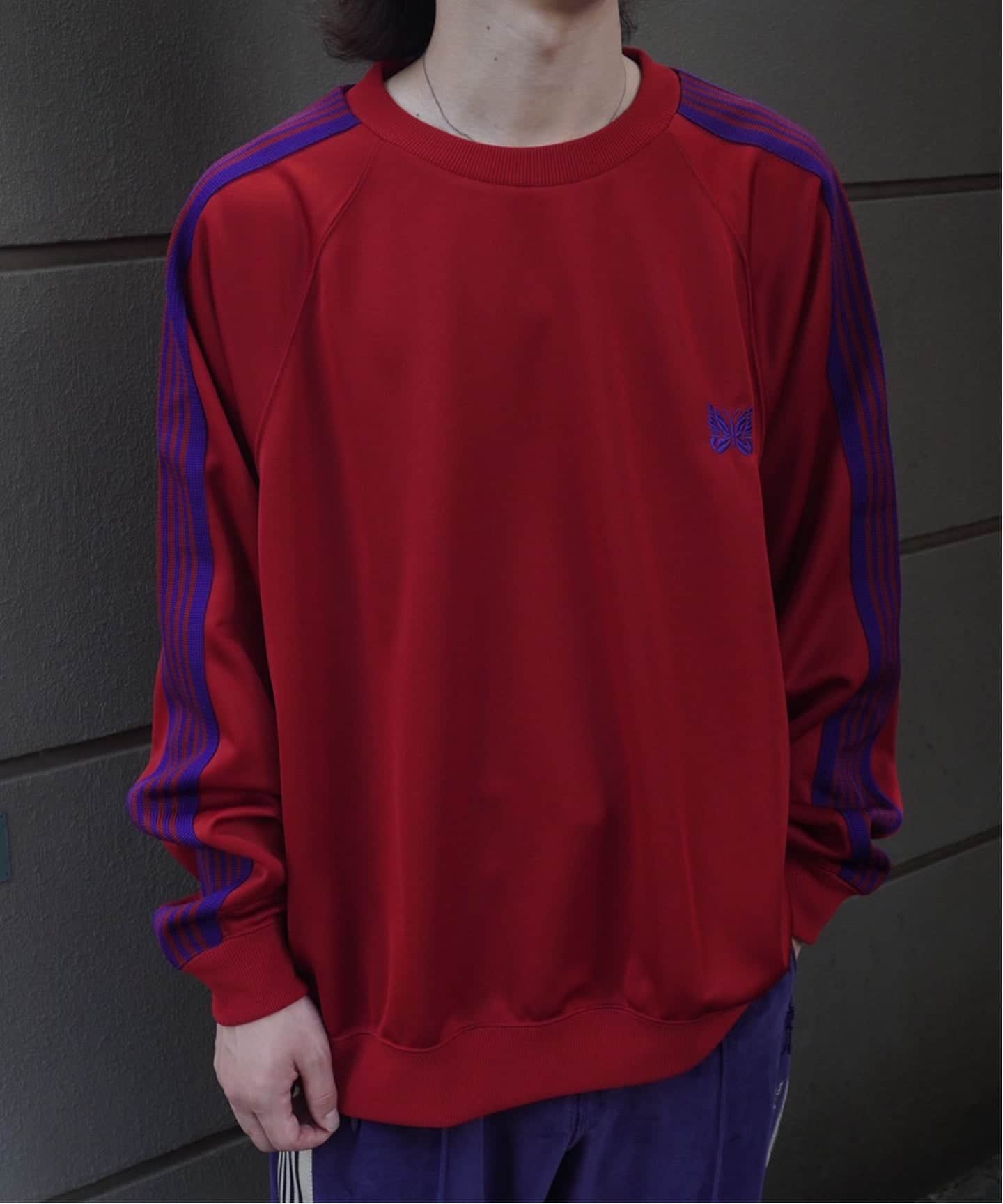 NEEDLES/ニードルズ Track Crew Neck Shirt（Tシャツ／カットソー