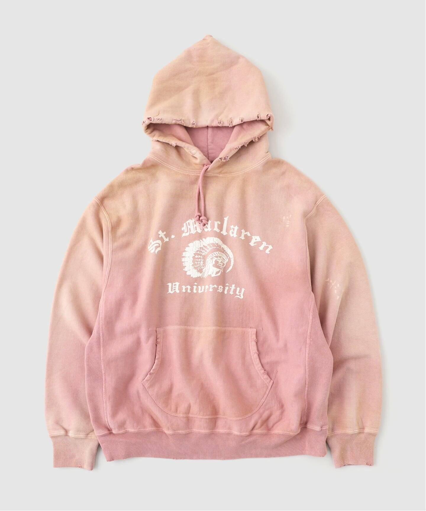 BOWWOW / バウワウ ST. MACLAREN UNIV. HOODIE AGED（パーカー