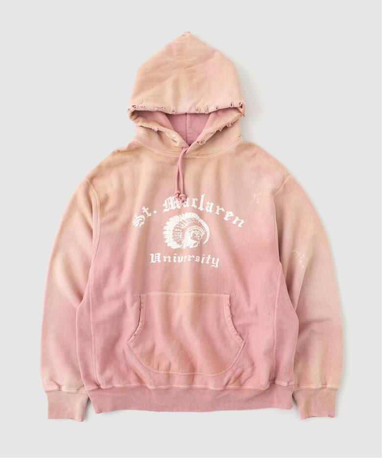 BOWWOW / バウワウ ST. MACLAREN UNIV. HOODIE AGED（パーカー 
