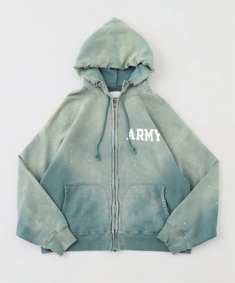 BOWWOW / バウワウ ARMY ZIP HOODIE AGED（スウェット）｜JOINT WORKS 