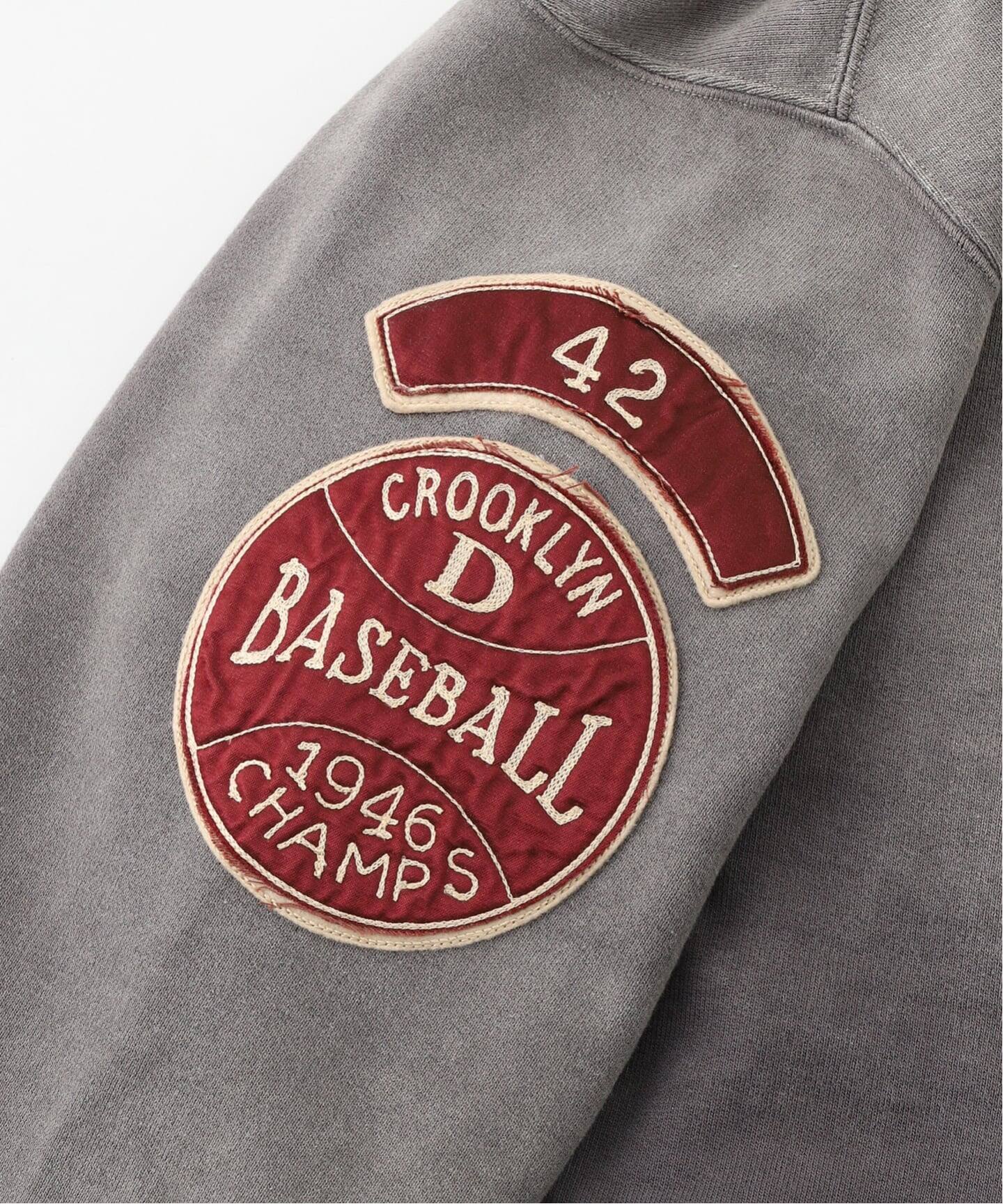BOWWOW / バウワウ BASEBALL CHAMPION ZIP HOODIE AGED（スウェット