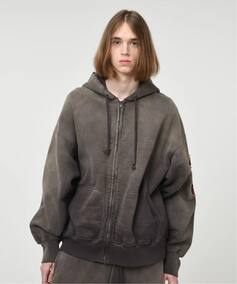 BOWWOW / バウワウ BASEBALL CHAMPION ZIP HOODIE AGED（スウェット 