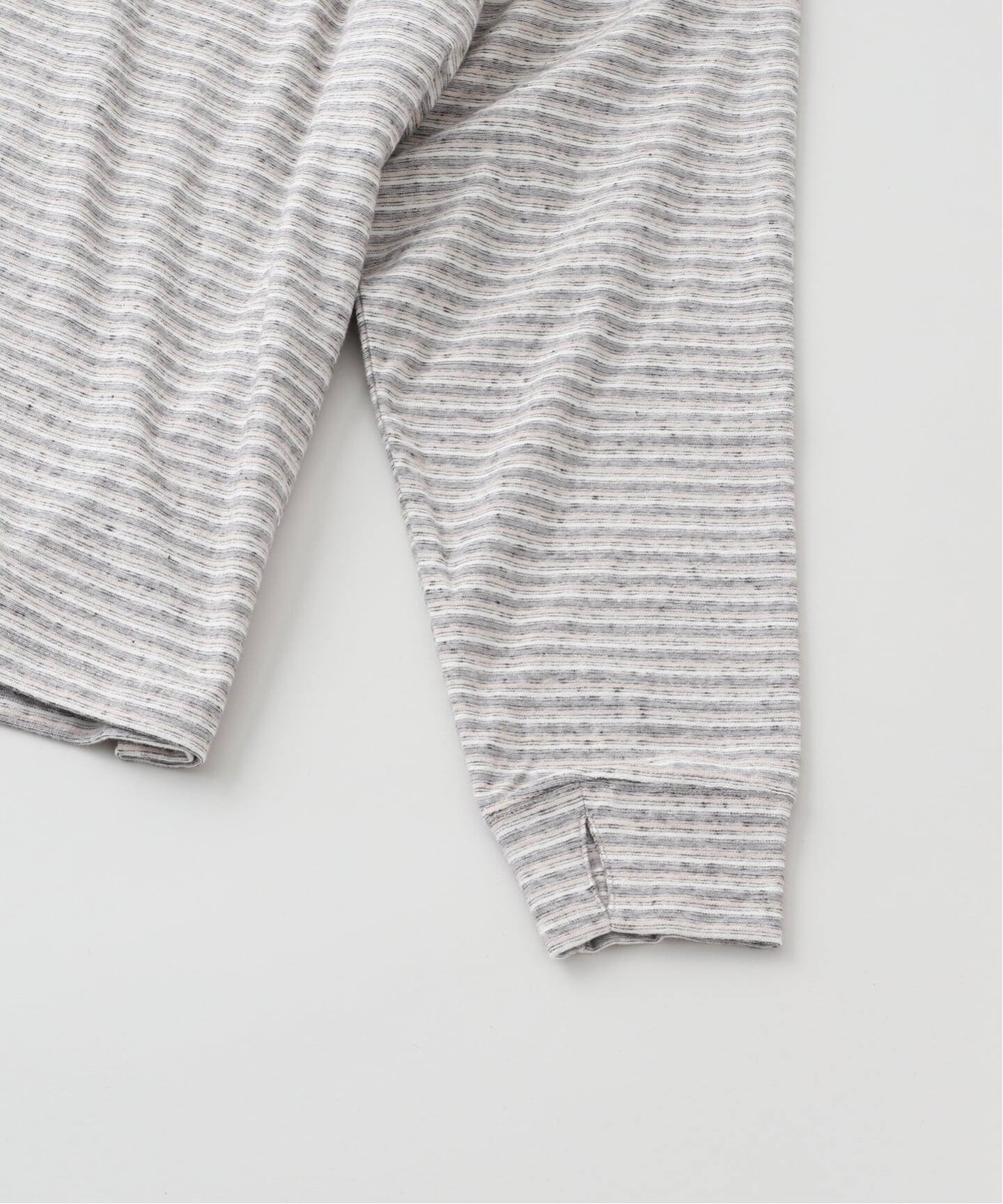Name./ネームINSIDEOUT BORDER LONG SLEEVE TEE（Tシャツ／カットソー