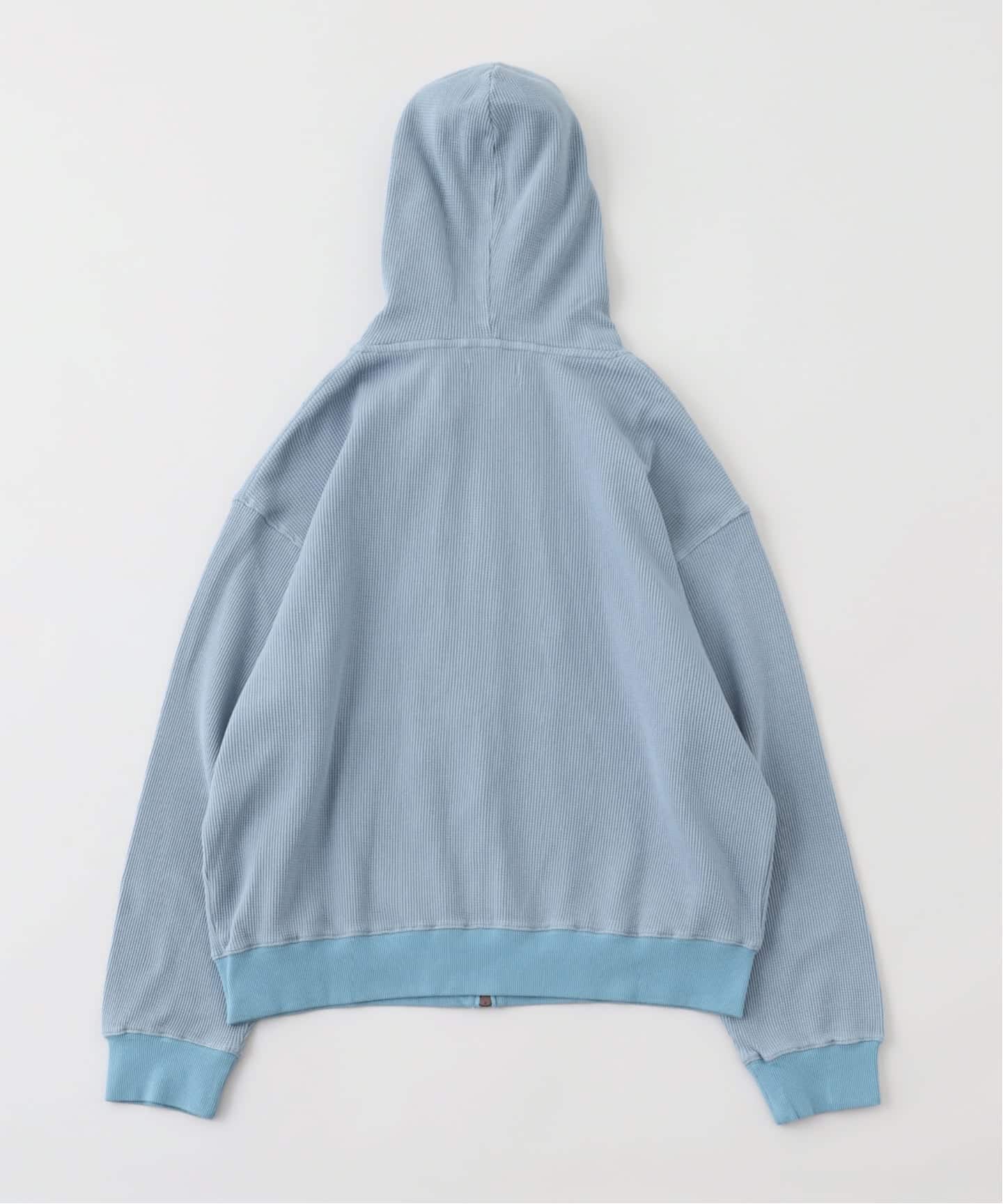 【早い者勝ち】WOKE EDGE ウォークエッジ ジップフーディ　S WOKE EDGE（ウォークエッジ） パーカー ジップフーディ｜Washed