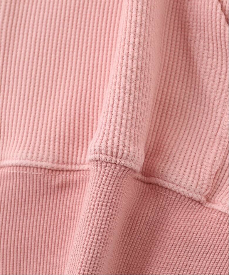WOKE EDGE / ウォークエッジ Washed Thermal Zip Hoodie（パーカー 