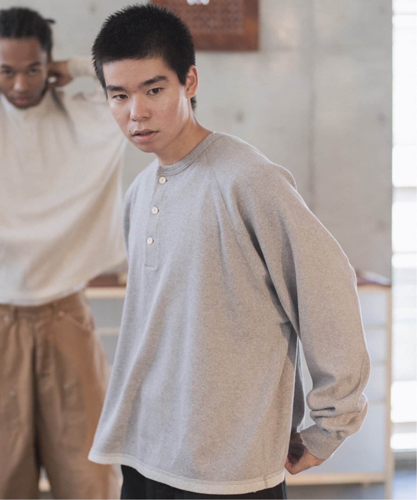 refomed / リフォメッド　WASTE HENRY NECK TEE