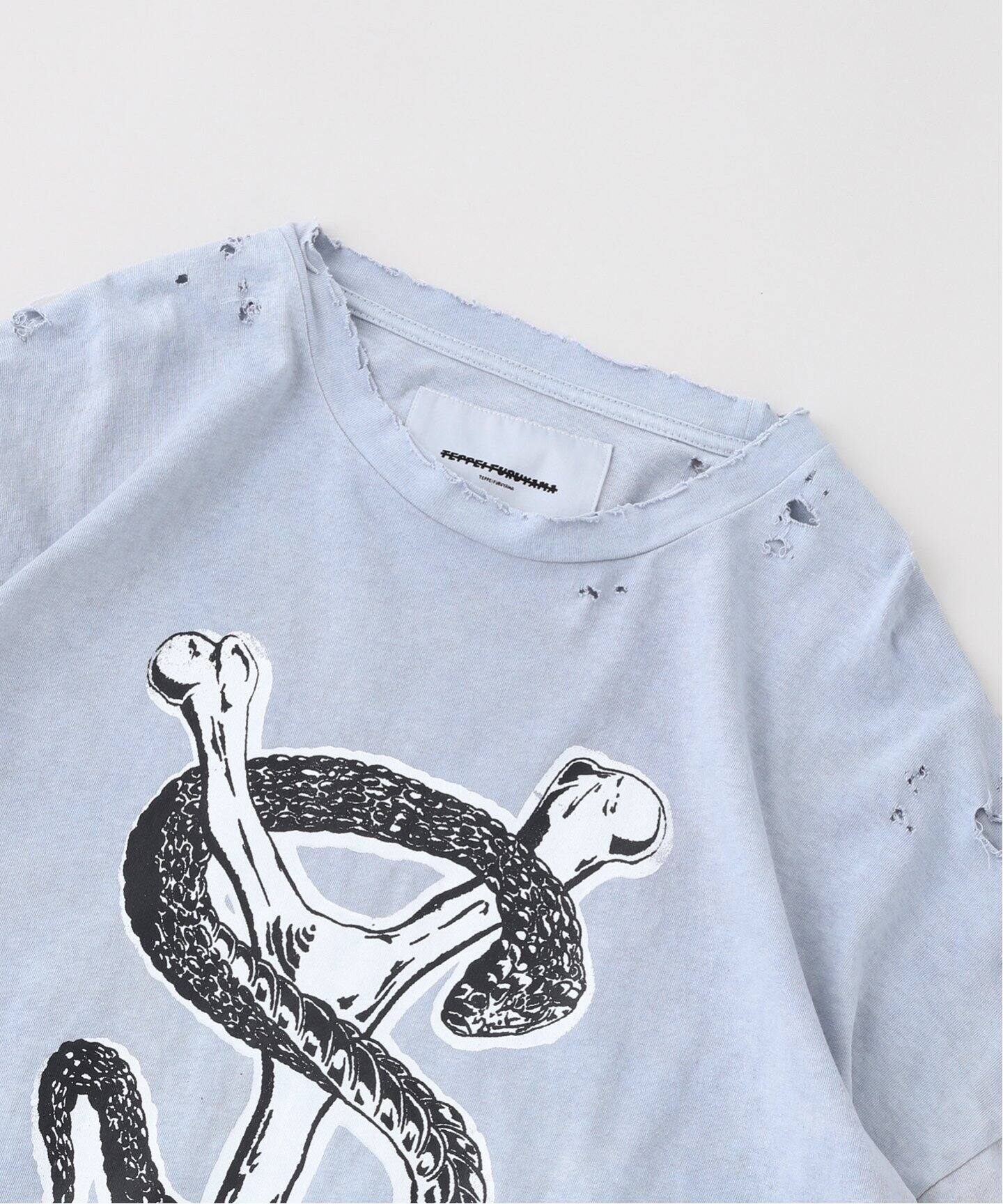 フルヤマテッペイ 長袖シャツ TEPPEI FURUYAMA ダメージ加工 フルヤマ