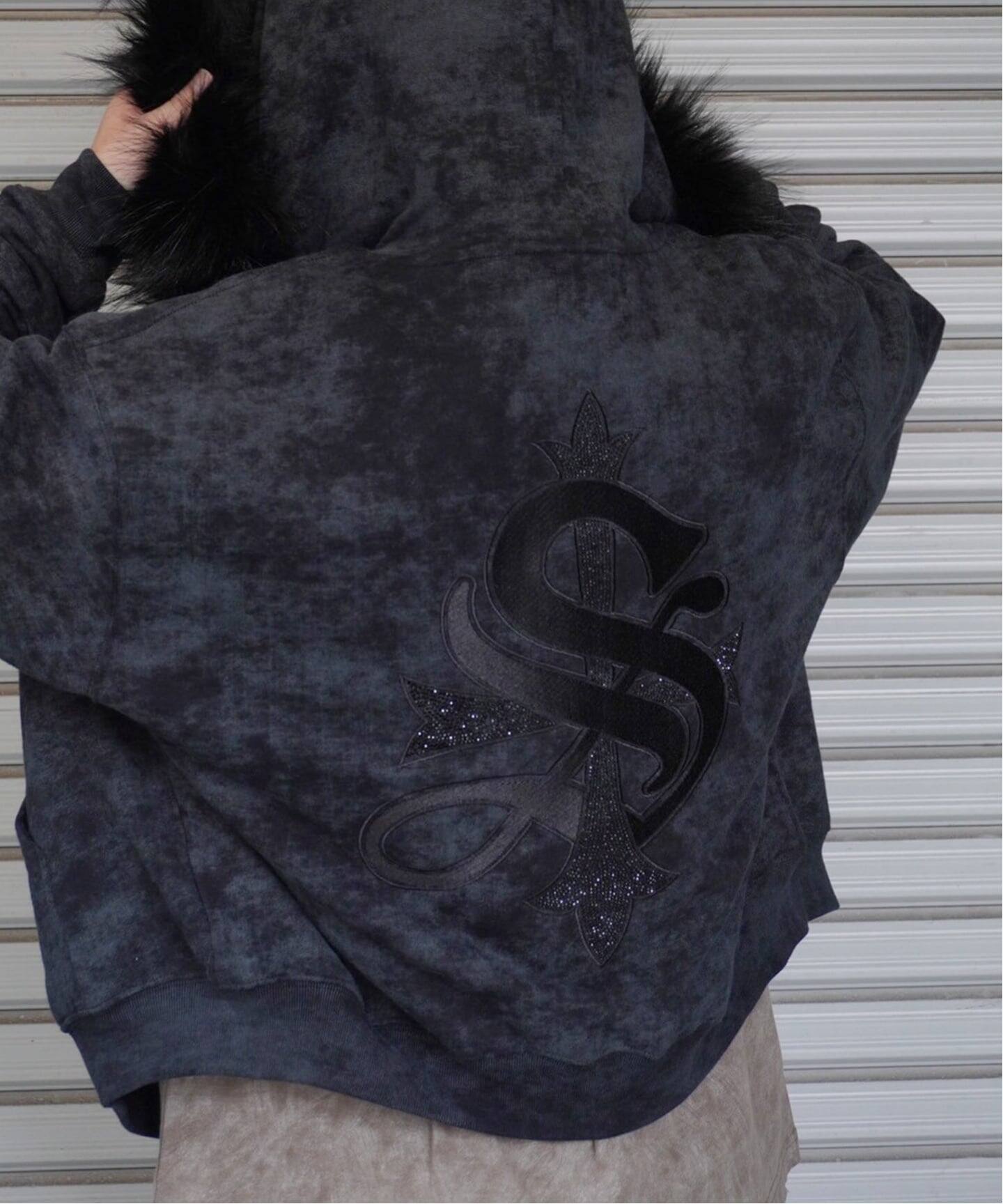 SUPPLIER / サプライヤー FAUX FUR CROSS ZIP HOODIE（パーカー