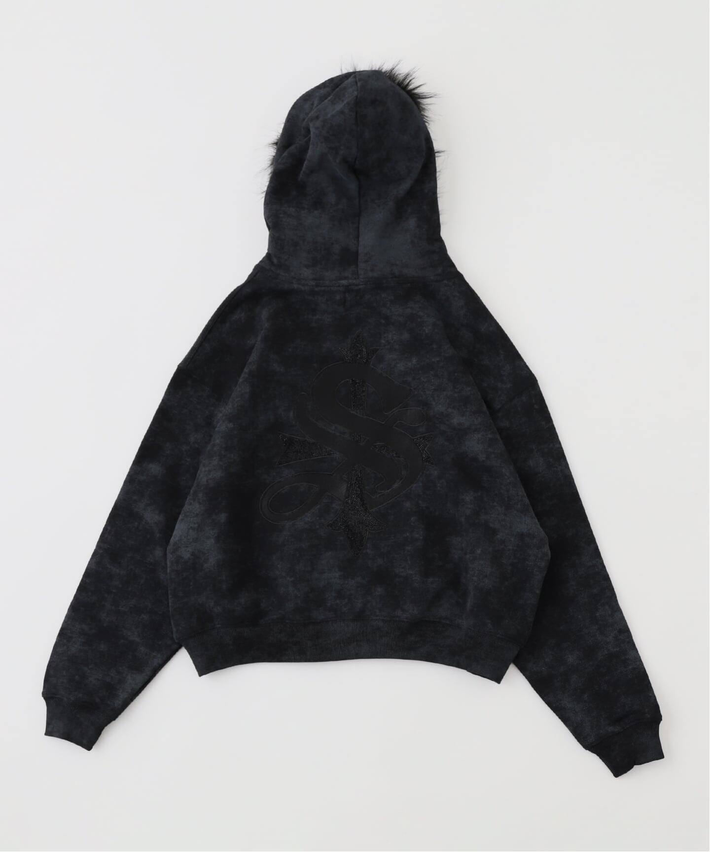 SUPPLIER / サプライヤー FAUX FUR CROSS ZIP HOODIE（パーカー 