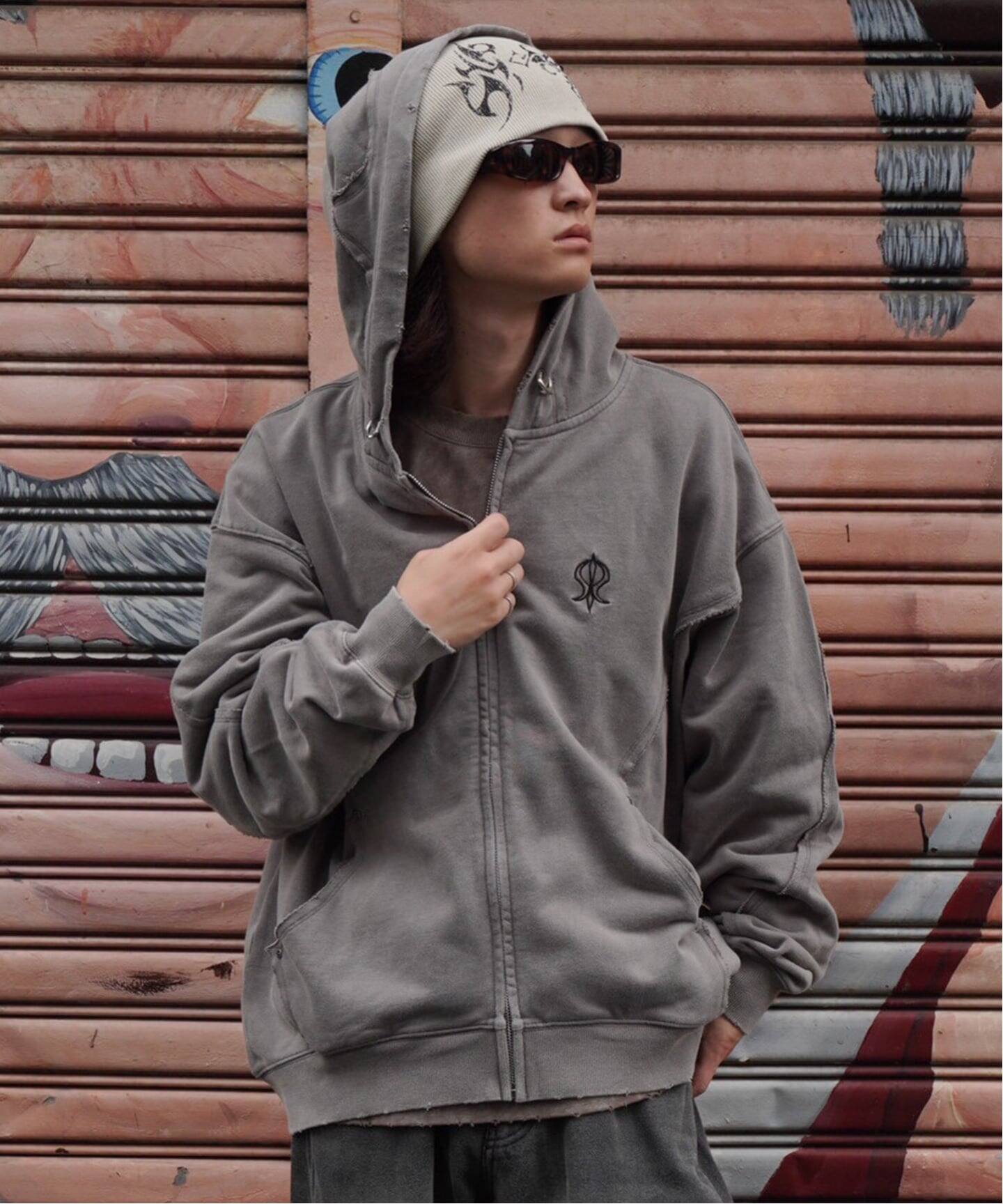 SUPPLIER / サプライヤー SWITCHING PIERCED ZIP HOODIE V2（パーカー 