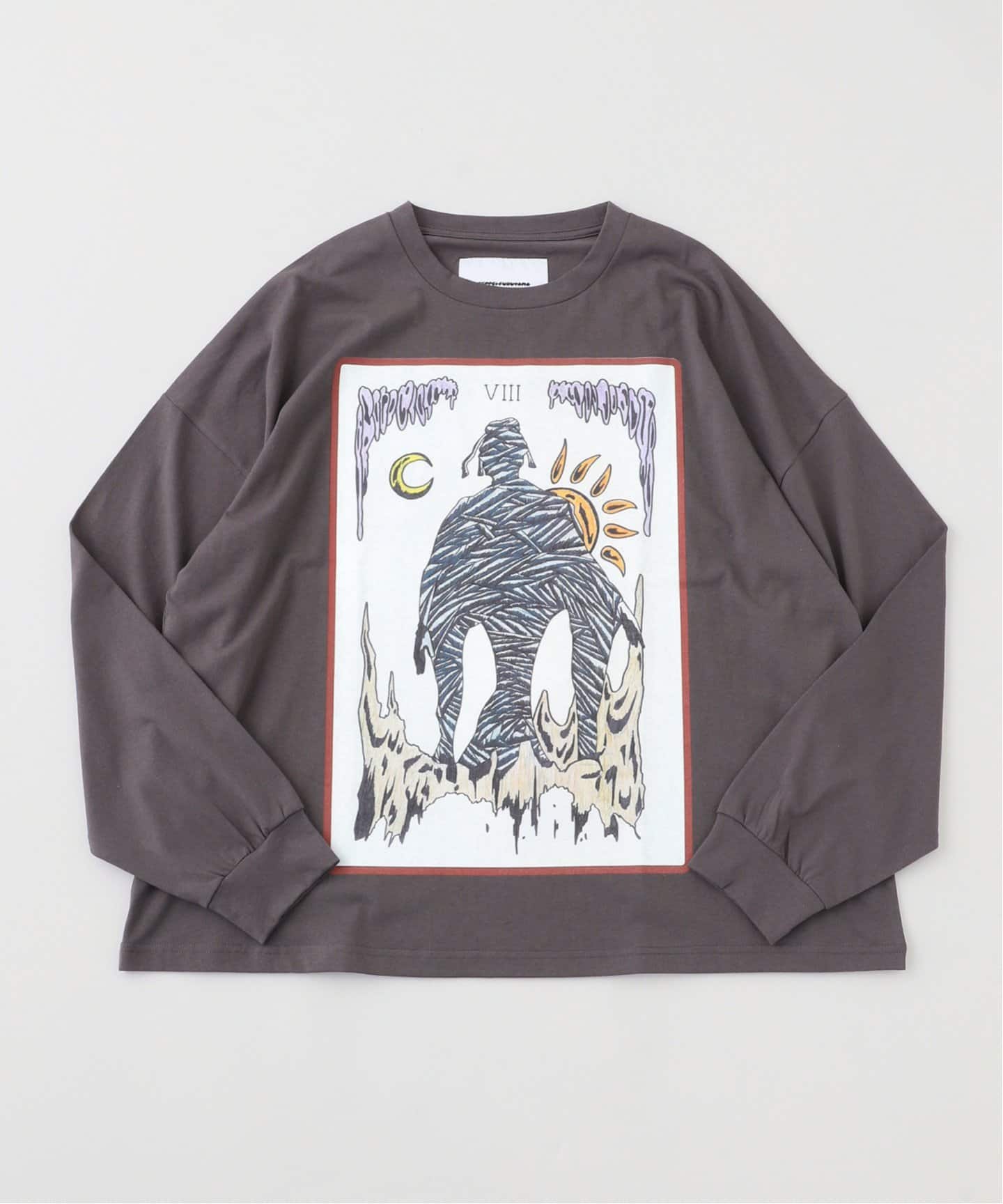 Teppei Furuyama ダメージロンT TEPPEI FURUYAMA TAROT MUMMY/ロングスリーブTシャツ（Tシャツ