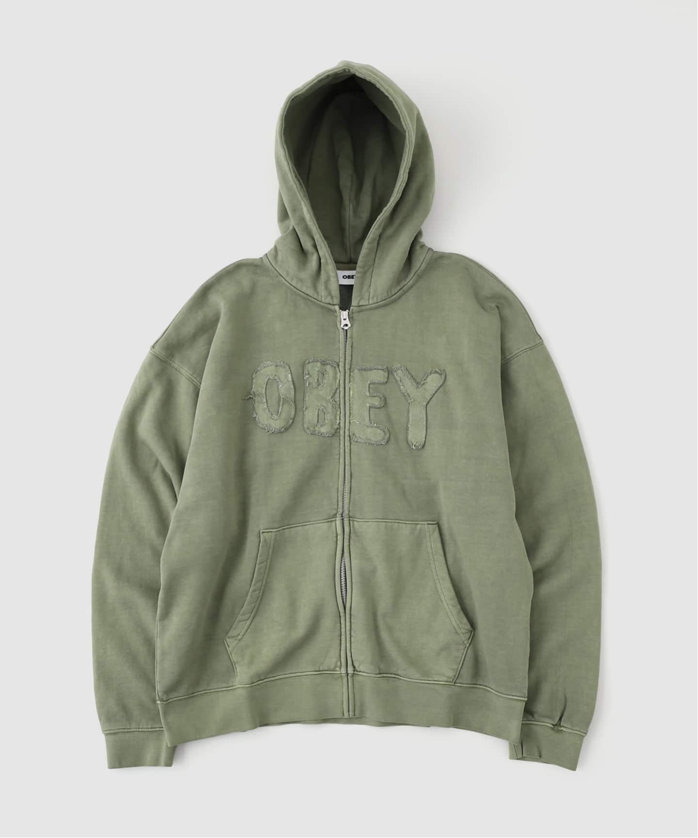 OBEY / オベイ HYBRID FADED ZIP HOOD（パーカー）｜JOINT WORKS
