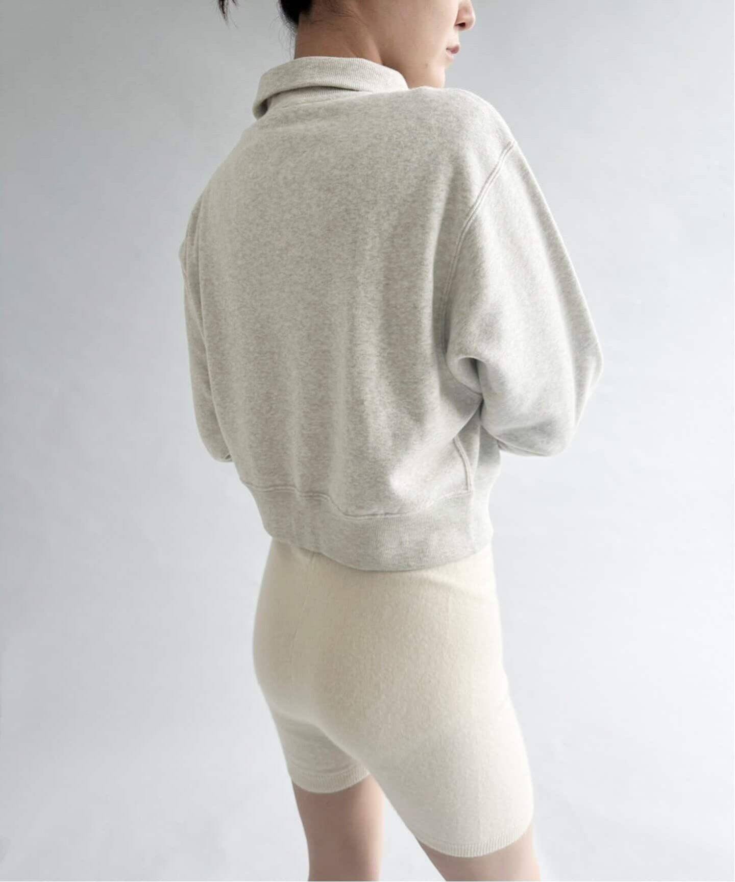 追加》【miller×LULU】ジップスウェットトップ（スウェット）｜EDIT  