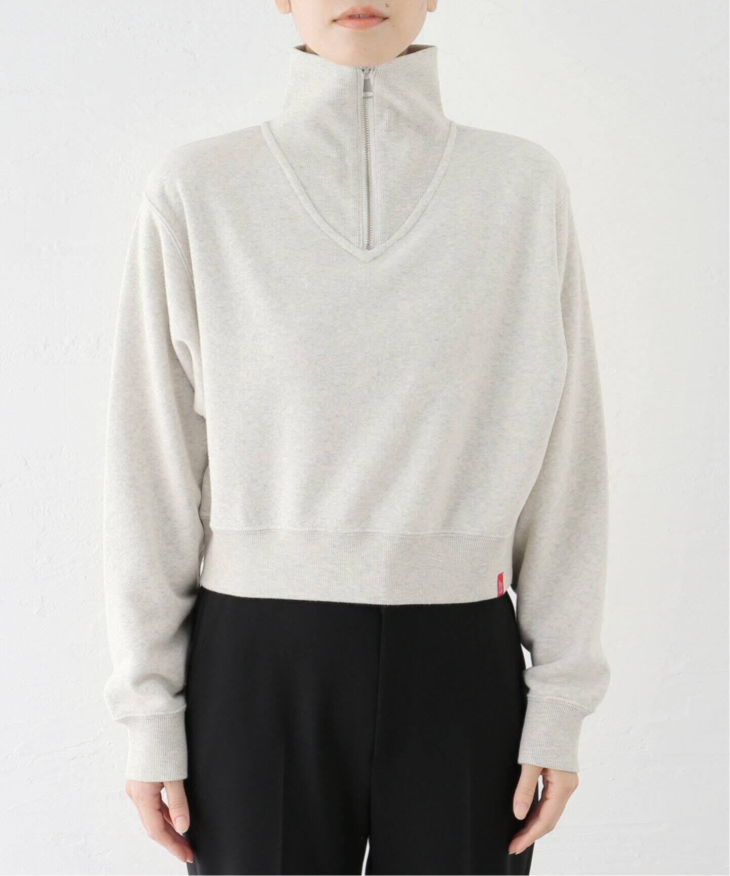 追加》【miller×LULU】ジップスウェットトップ（スウェット）｜EDIT  