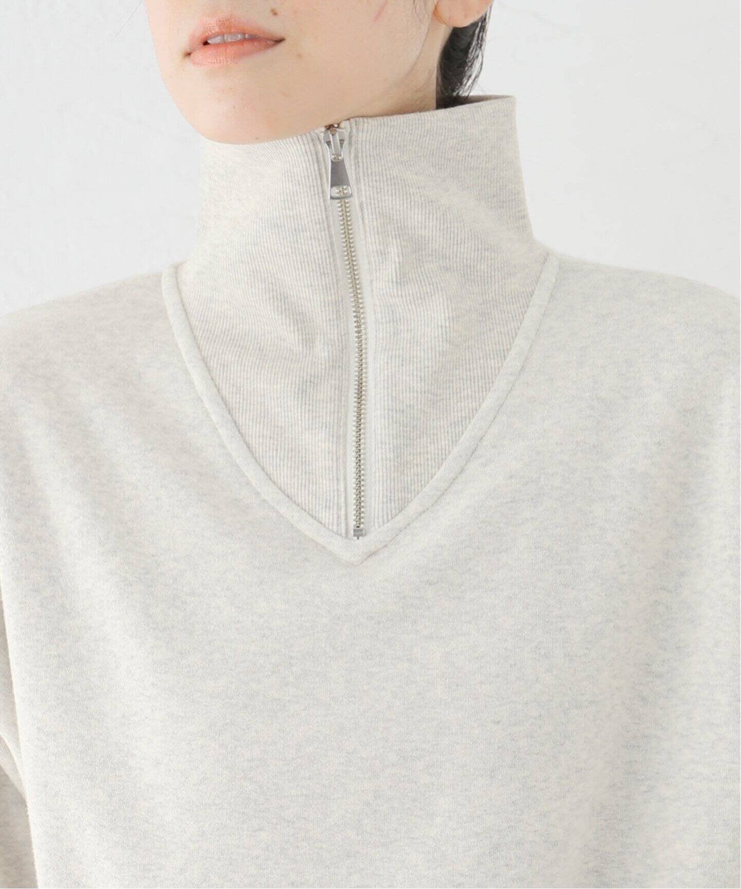 追加》【miller×LULU】ジップスウェットトップ（スウェット）｜EDIT  