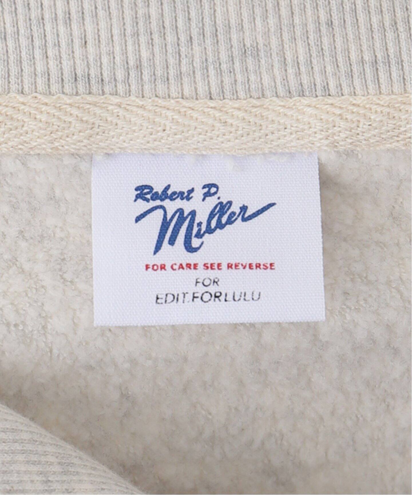 追加2》【miller×LULU】ジップスウェットトップ（スウェット