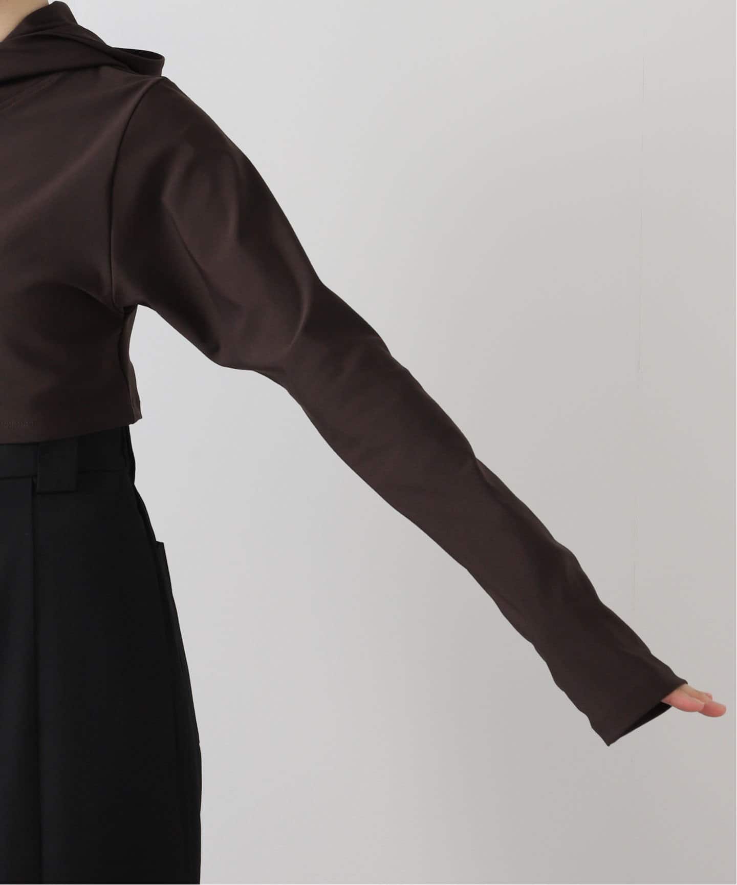 EDIT.FOR.LULU クロップドフーディトップス セール】《追加》【SKIN × EDIT. FOR LULU】コラボ クロップド