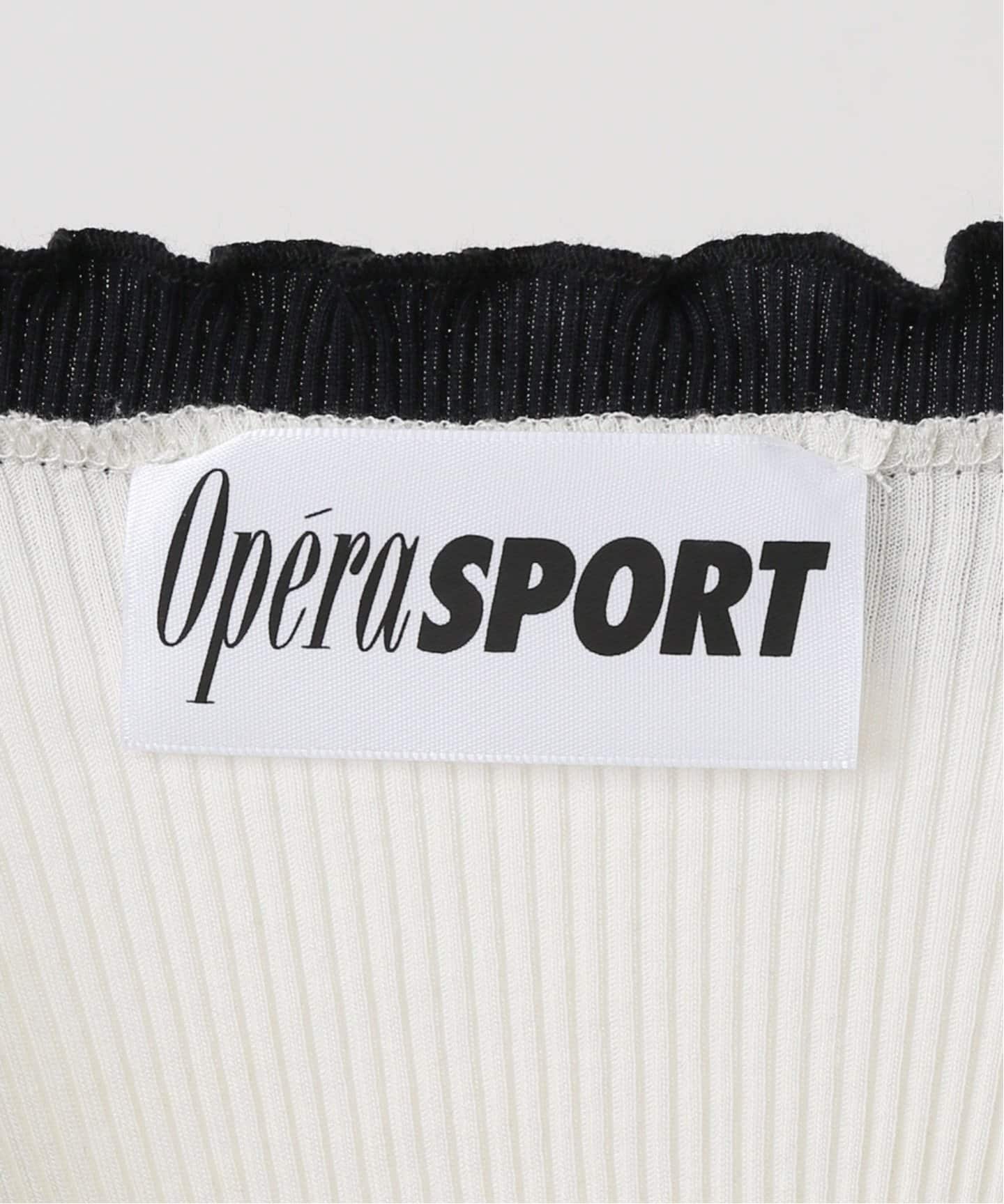 OPERA SPORT/オペラスポーツ】フリルタンクトップ（Tシャツ