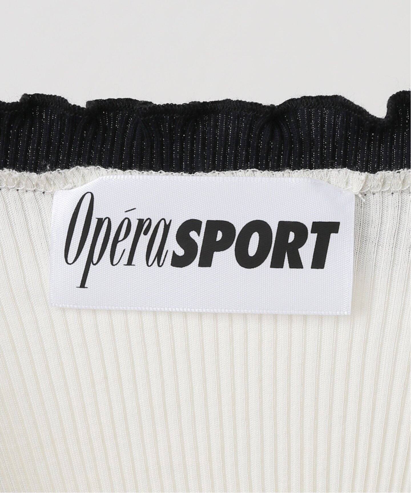 OPERA SPORT/オペラスポーツ】フリルタンクトップ（Tシャツ 