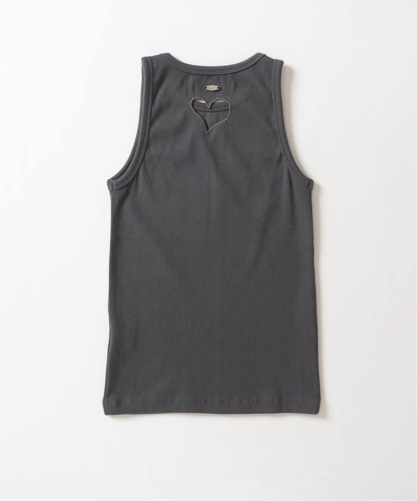 SKIN/スキン】Heart Cutout Tank（Tシャツ／カットソー）｜EDIT