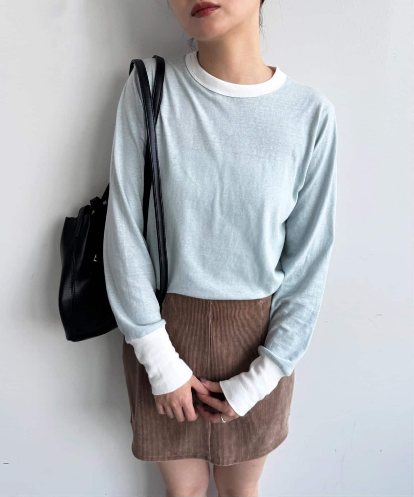 fifi collection for LULU】trim LS tee（Tシャツ／カットソー