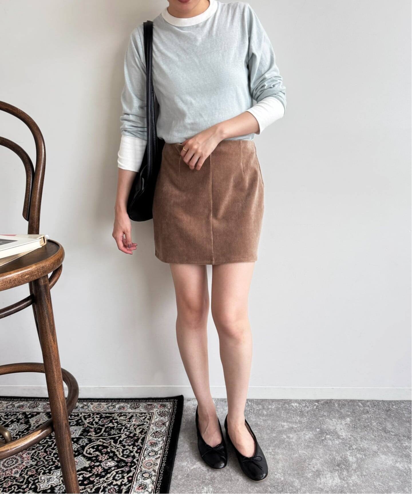 トップス fifi collection for LULU trim LS tee fifi collection for LULU】trim LS tee（Tシャツ／カットソー