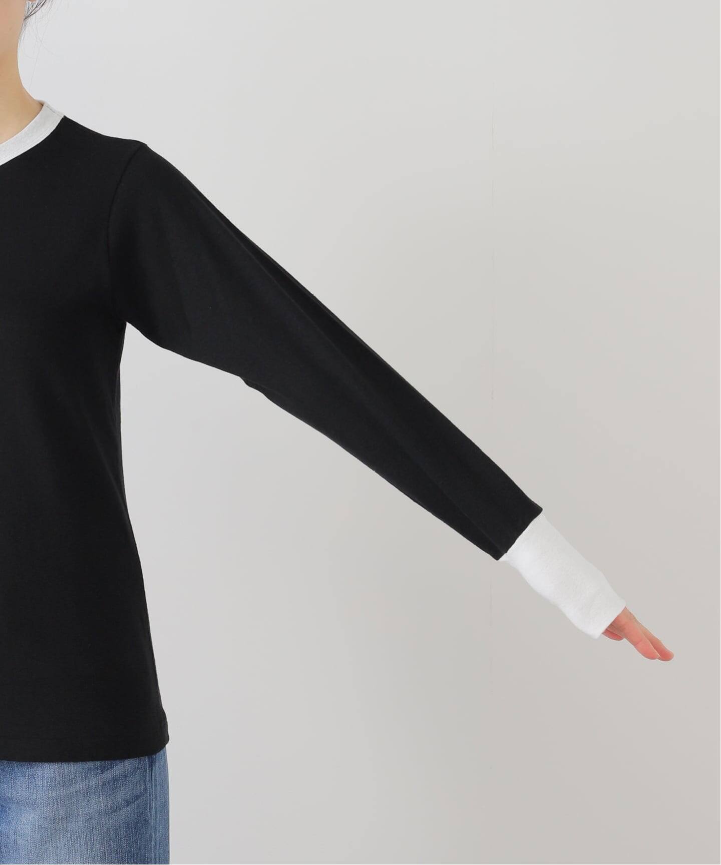 fifi collection for LULU】trim LS tee（Tシャツ／カットソー