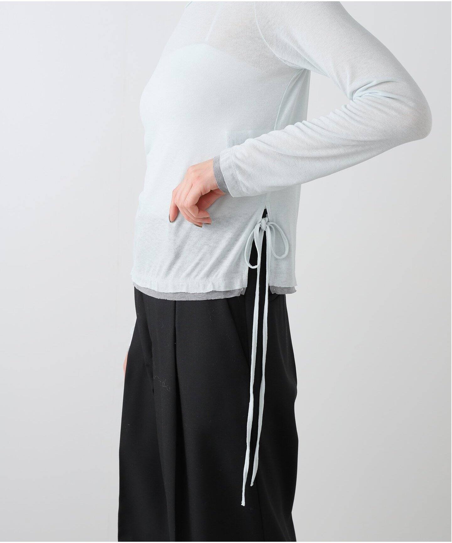 VERSO/ヴェルソColor Blocked LS T-shirt VERSO/ヴェルソColor Blocked LS T-shirt