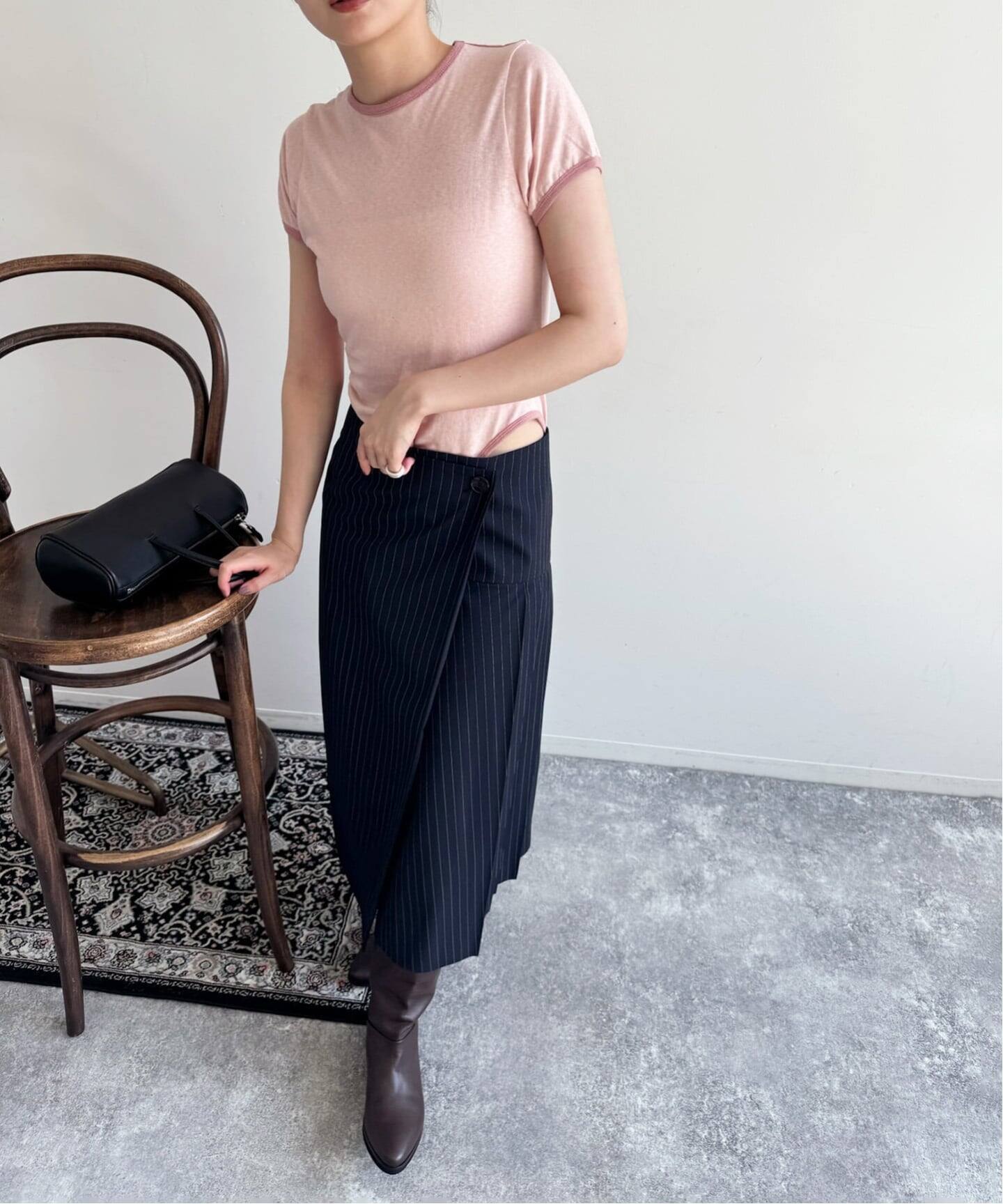 fifi collection for LULU】piping bodysuit（Tシャツ／カットソー