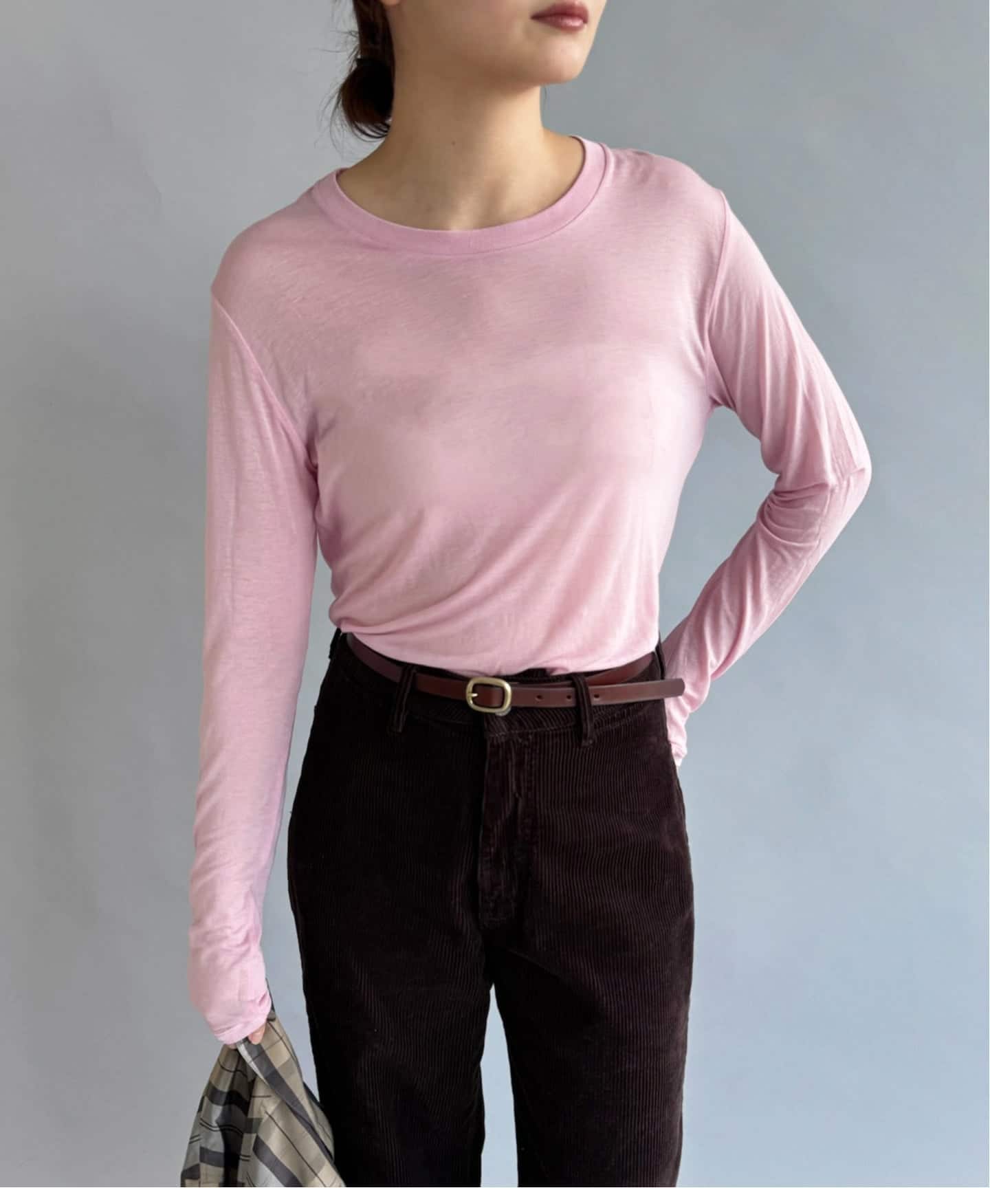 BASERANGE/ベースレンジ】MAIN LONG SLEEVE TEE（Tシャツ／カットソー