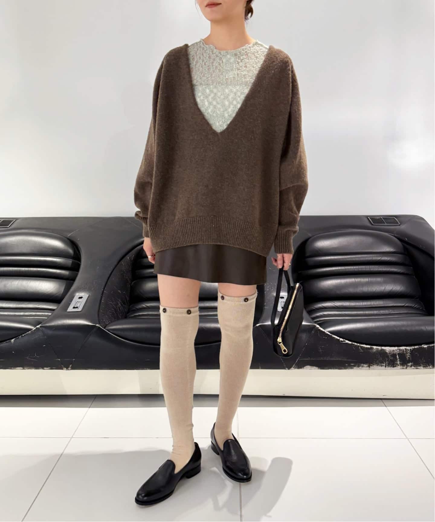 ワンピース Baserange / KENRU LONG SLEEVE TEE BASERANGE/ベースレンジ】MAIN KENRU LONG SLEEVE TEE（Tシャツ