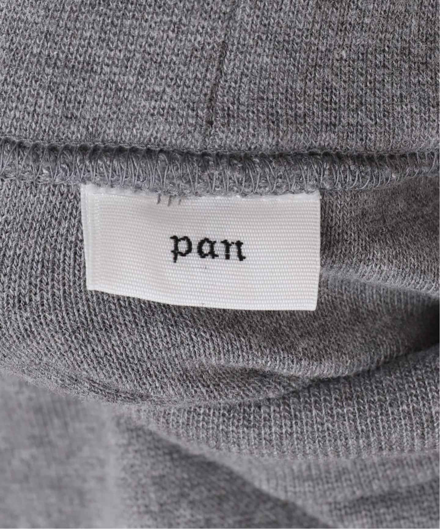 PAN/パン】ZINC RIB TAIL TURTLE（Tシャツ／カットソー）｜EDIT.FOR