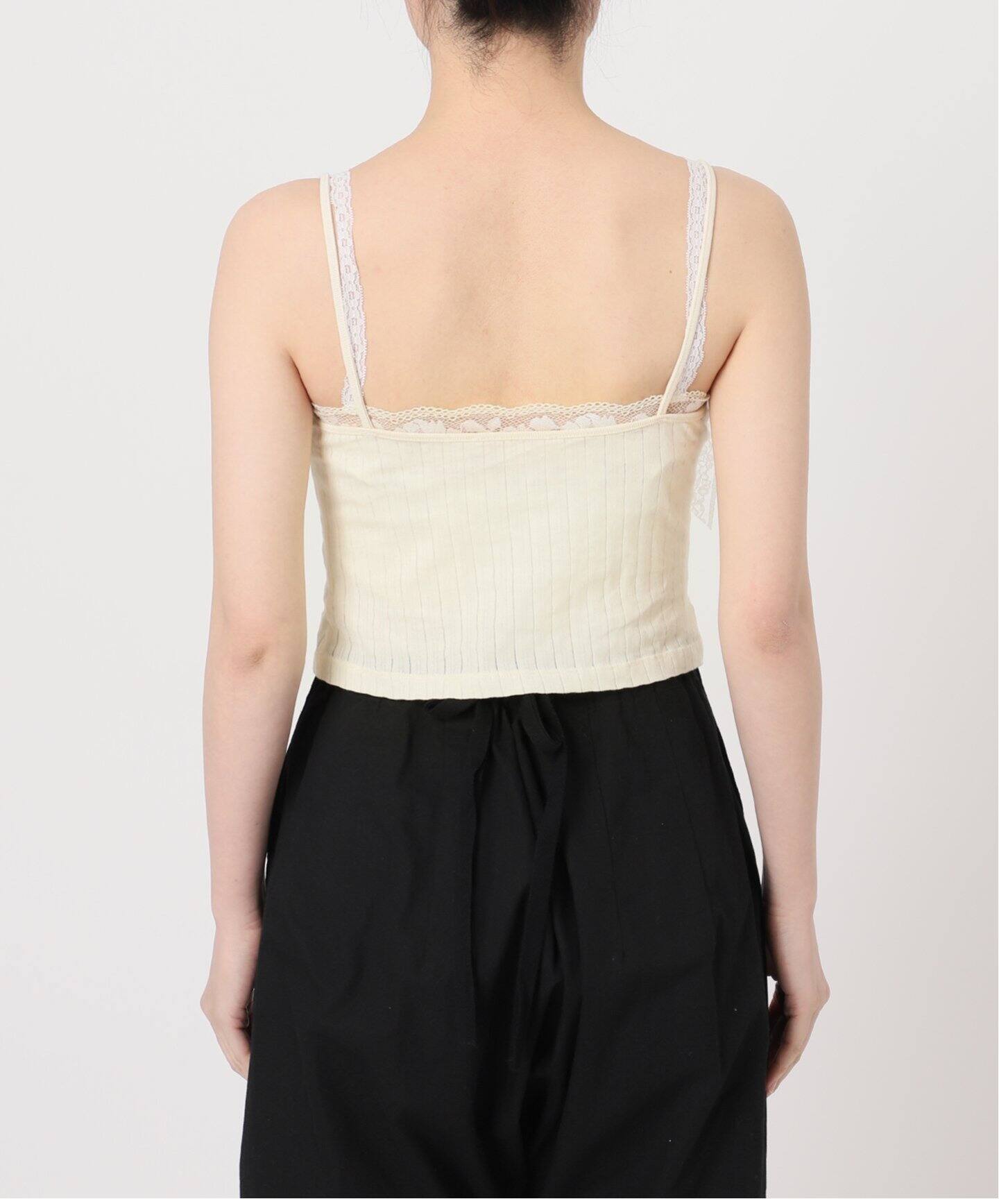 YUHAN WANG/ユハン ワン】lace lined camisole（キャミソール）｜EDIT 