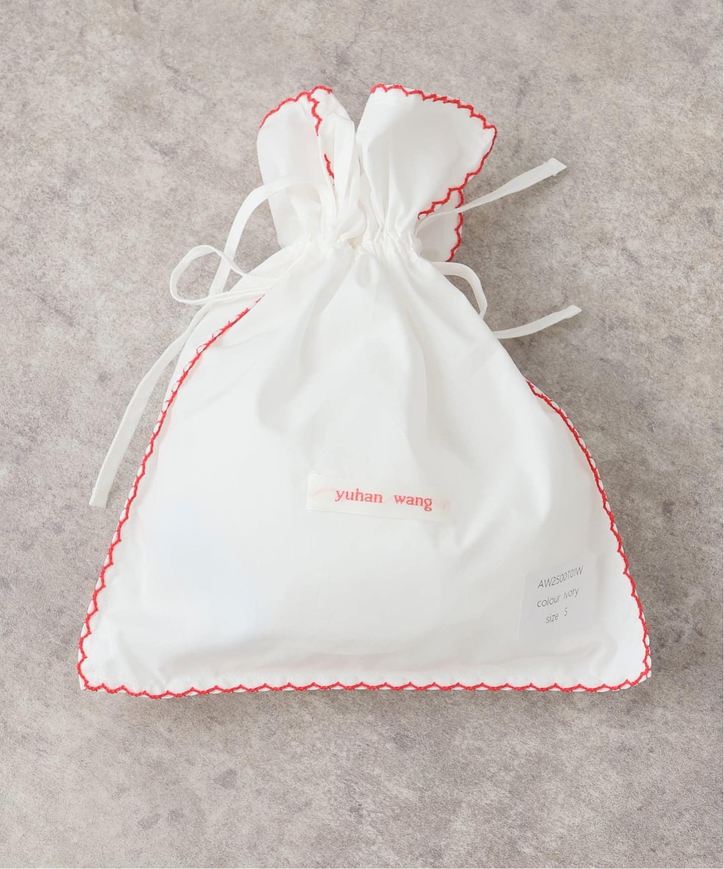 YUHAN WANG/ユハン ワン】bow tie lace top（Tシャツ／カットソー