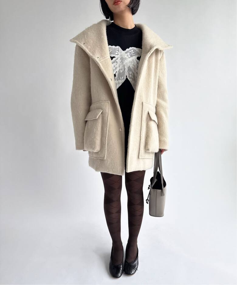 追加》【Yuhan Wang for LULU】lace bow sweatshirt（スウェット 