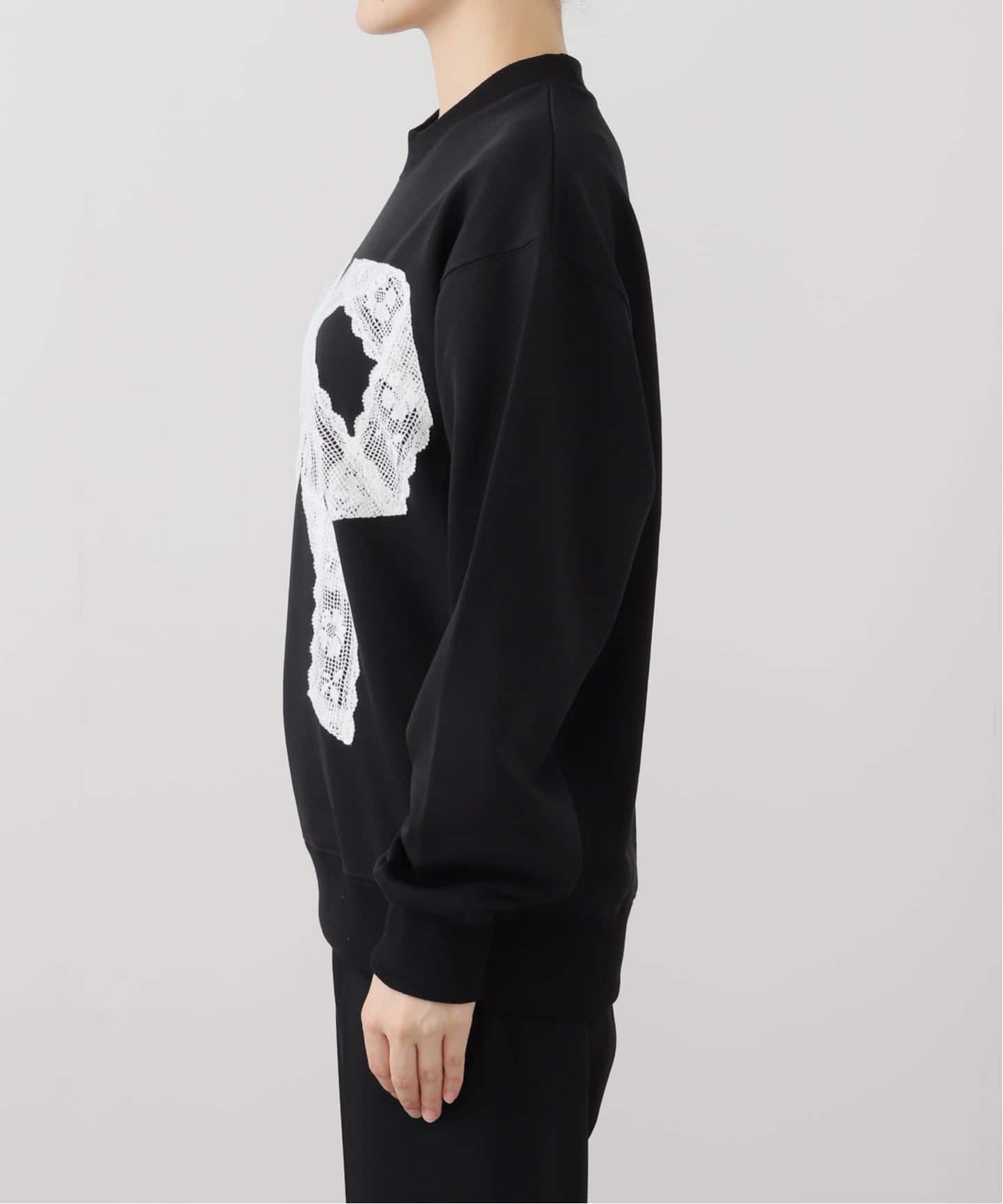 追加》【Yuhan Wang for LULU】lace bow sweatshirt（スウェット