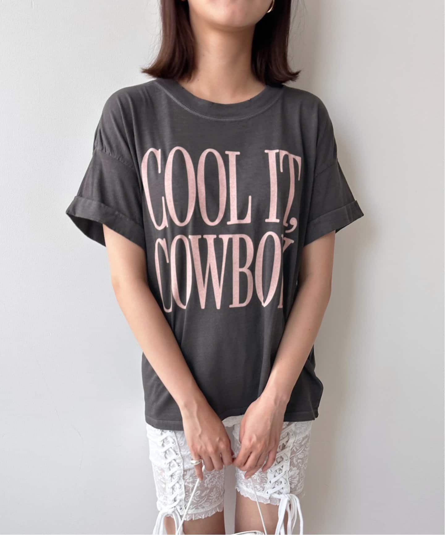 EDIT.FOR LULU Boyfriend tee ボーイフレンドTシャツ 予約》【Girl Dangerous for LULU】Boyfriend tee（Tシャツ