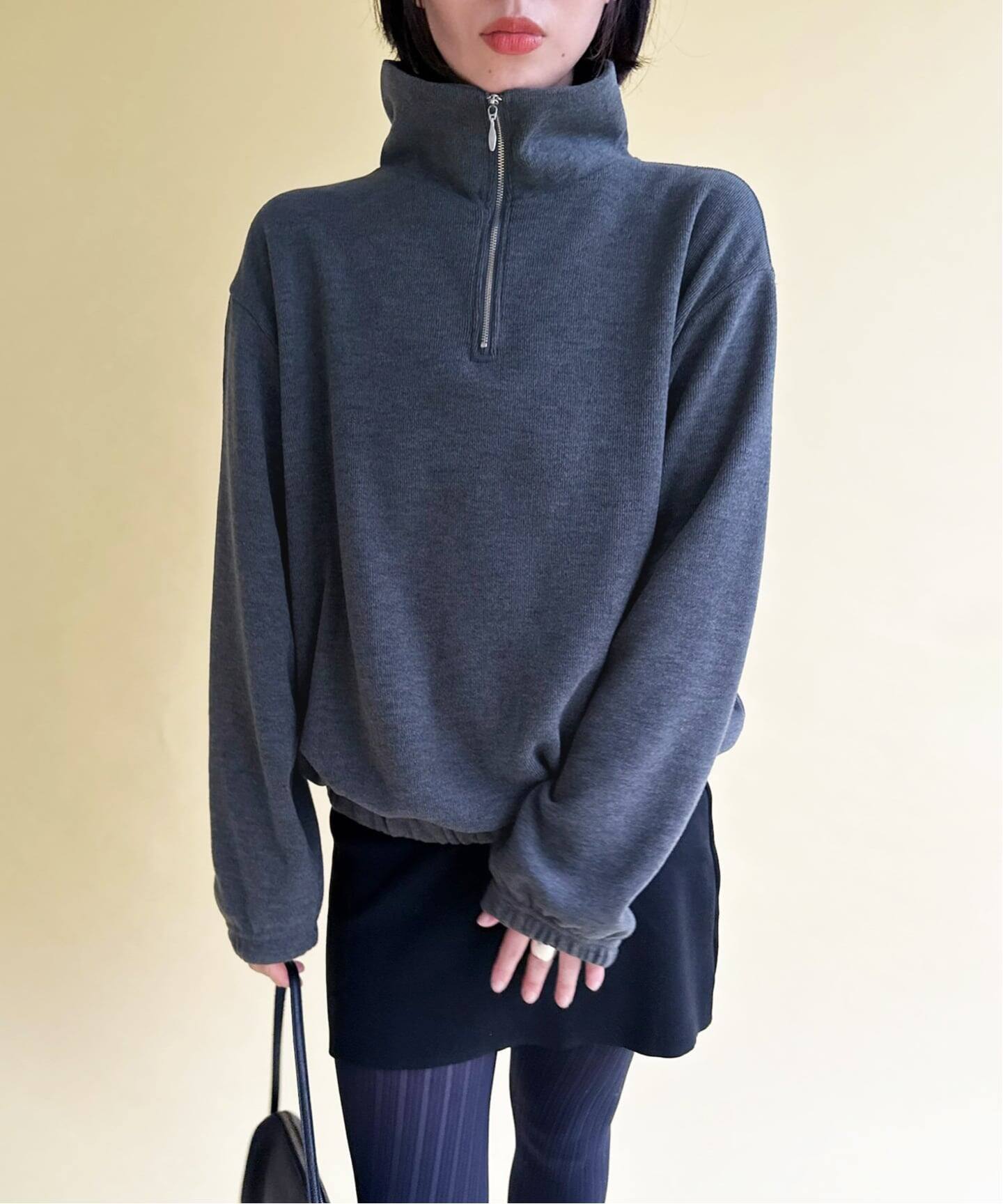 SKIN*LULU】ハーフジップスウェット（スウェット）｜EDIT.FOR LULU