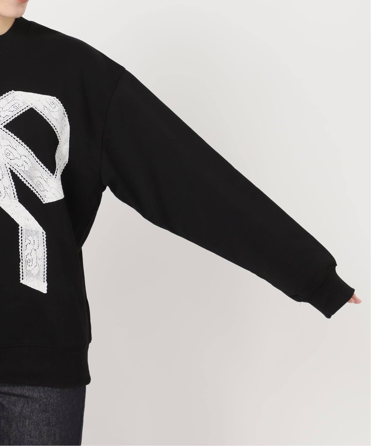 Yuhan Wang for LULU】lace bow sweatshirt（Tシャツ／カットソー